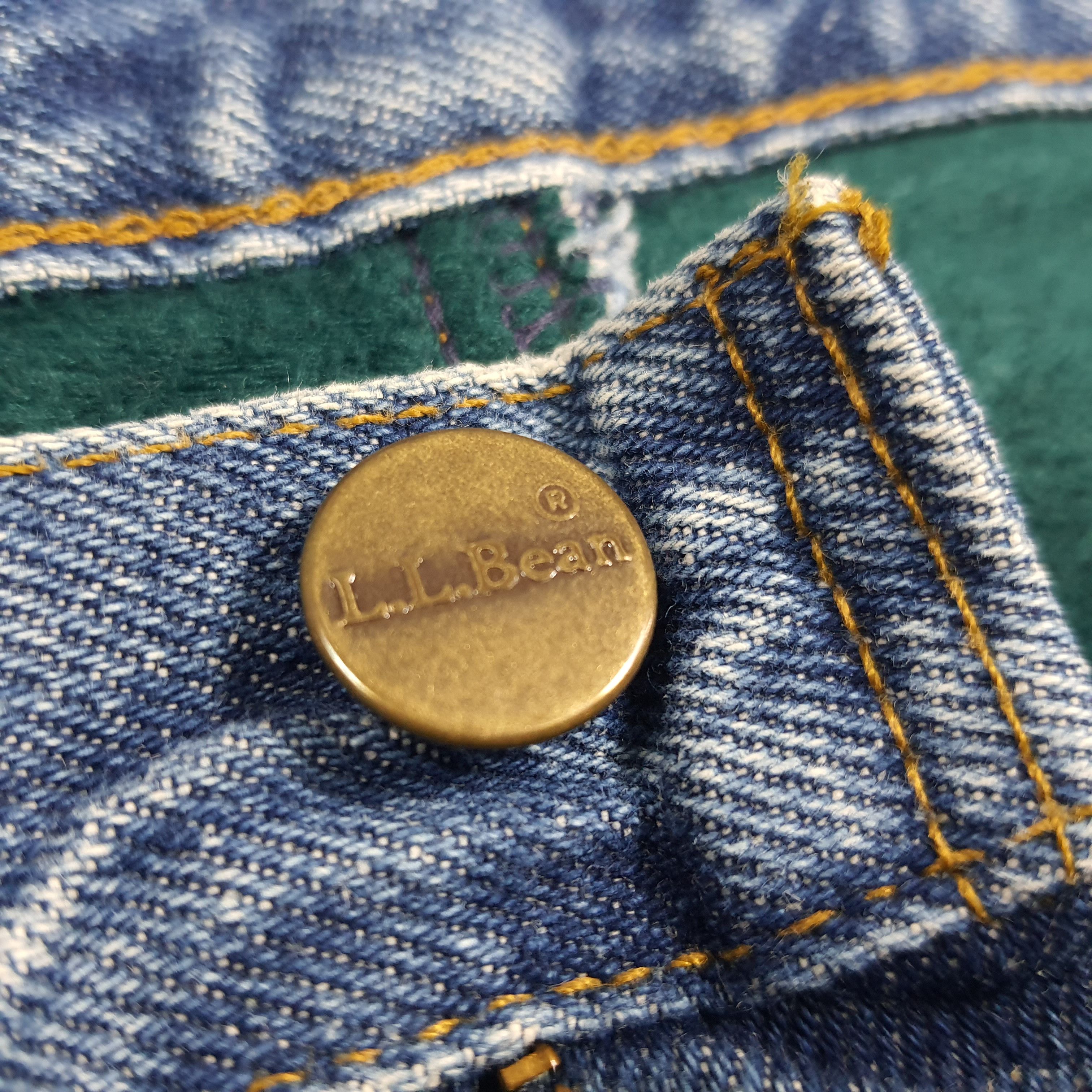 L.L. Bean Vintage L.L. Bean Double L Fleece Lined Jeans C280N1 Size US 33 - 7 Thumbnail