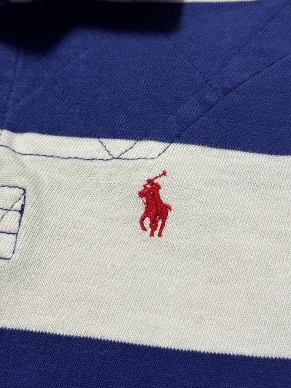 Polo Ralph Lauren × Vintage Vintage Polo Ralph Lauren Rugby Striped Big Logo Y2K 90s Size US XS / EU 42 / 0 - 5 Thumbnail