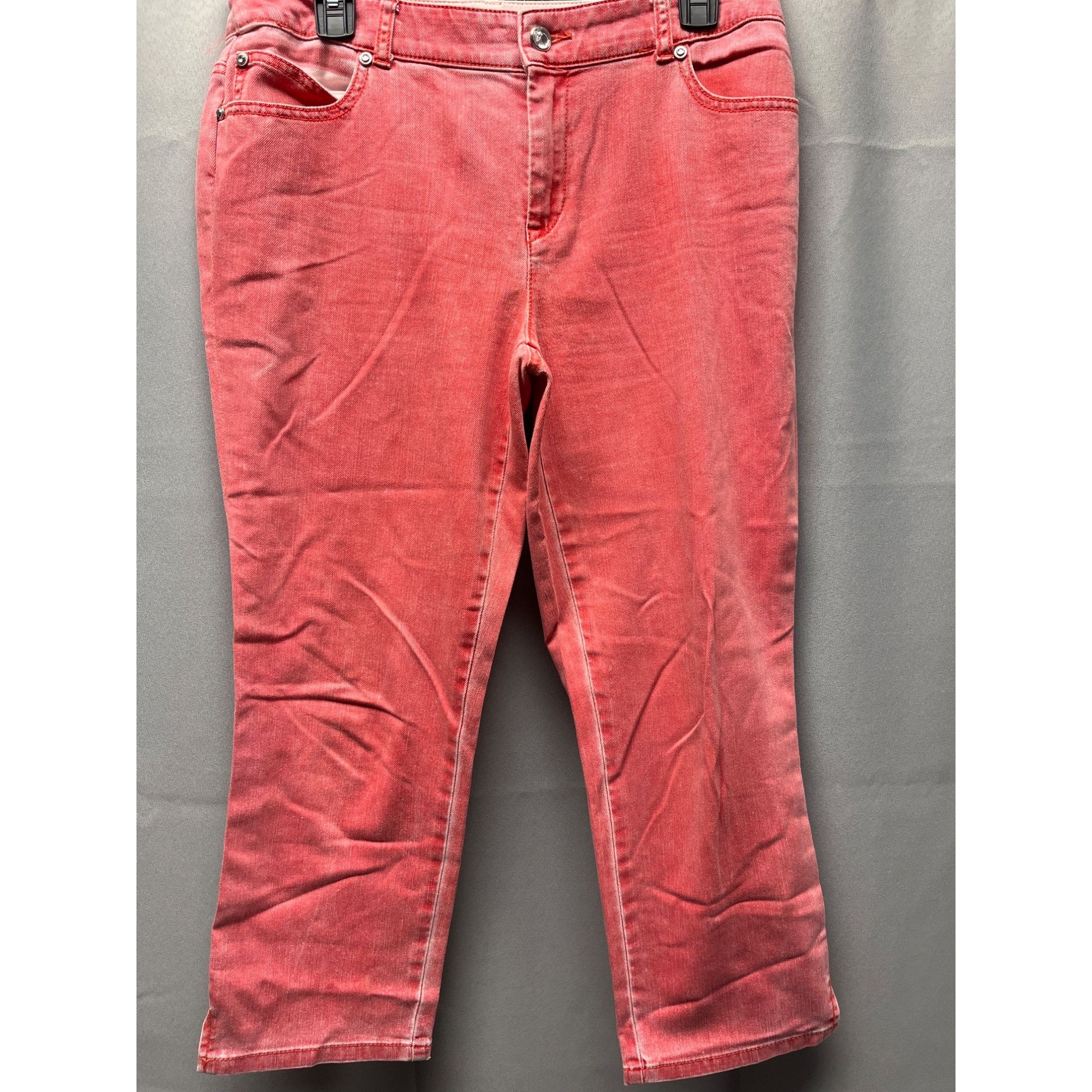 Other Chicos Platinum Denim Women's Pink Jeans Cropped Size 32 x 2 Size 32" / US 10 / IT 46 - 1 Thumbnail