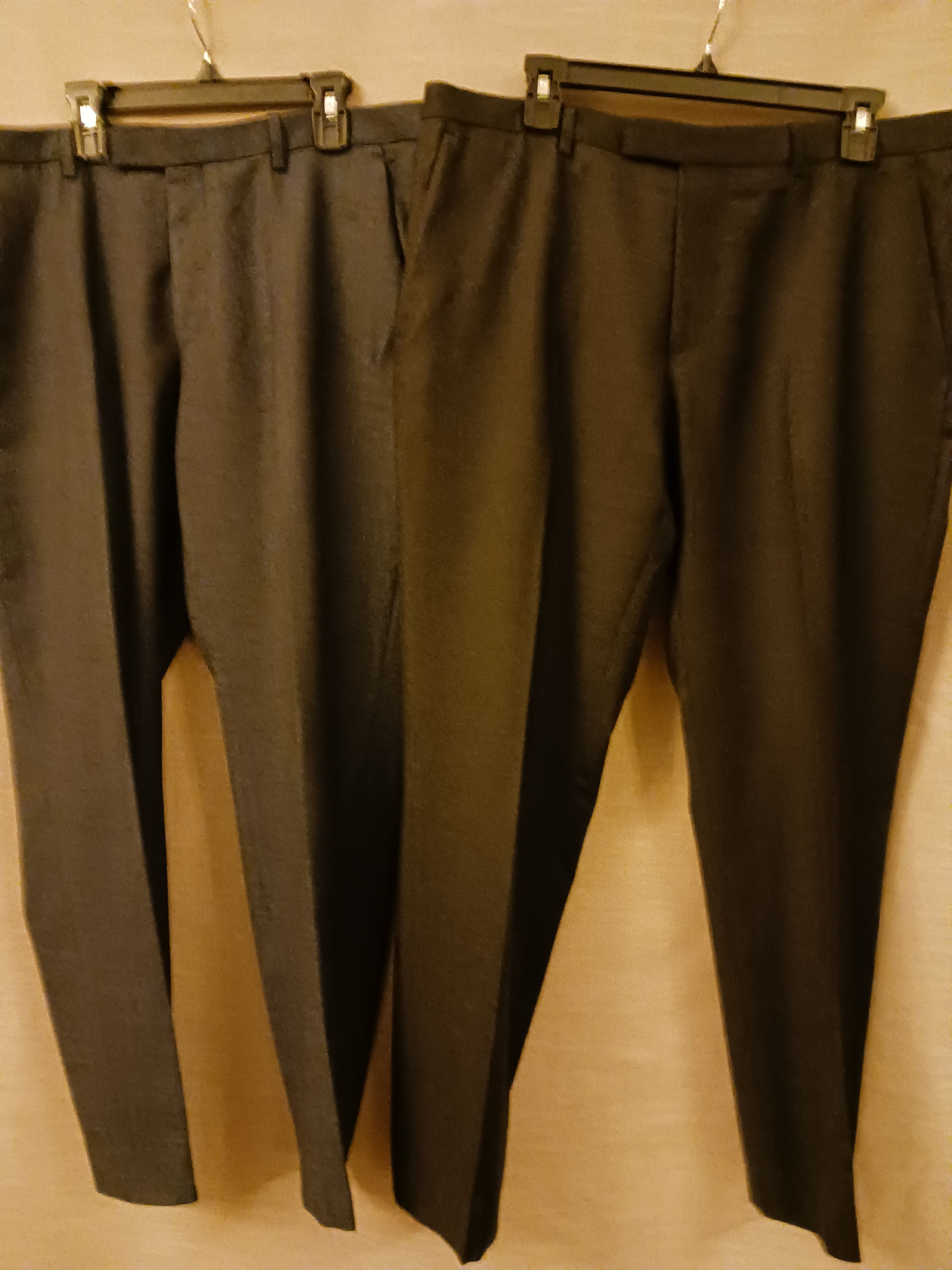 Hugo Boss Lot of 2 Pairs of100% Wool Flat Front Pants Size US 36 / EU 52 - 1 Thumbnail