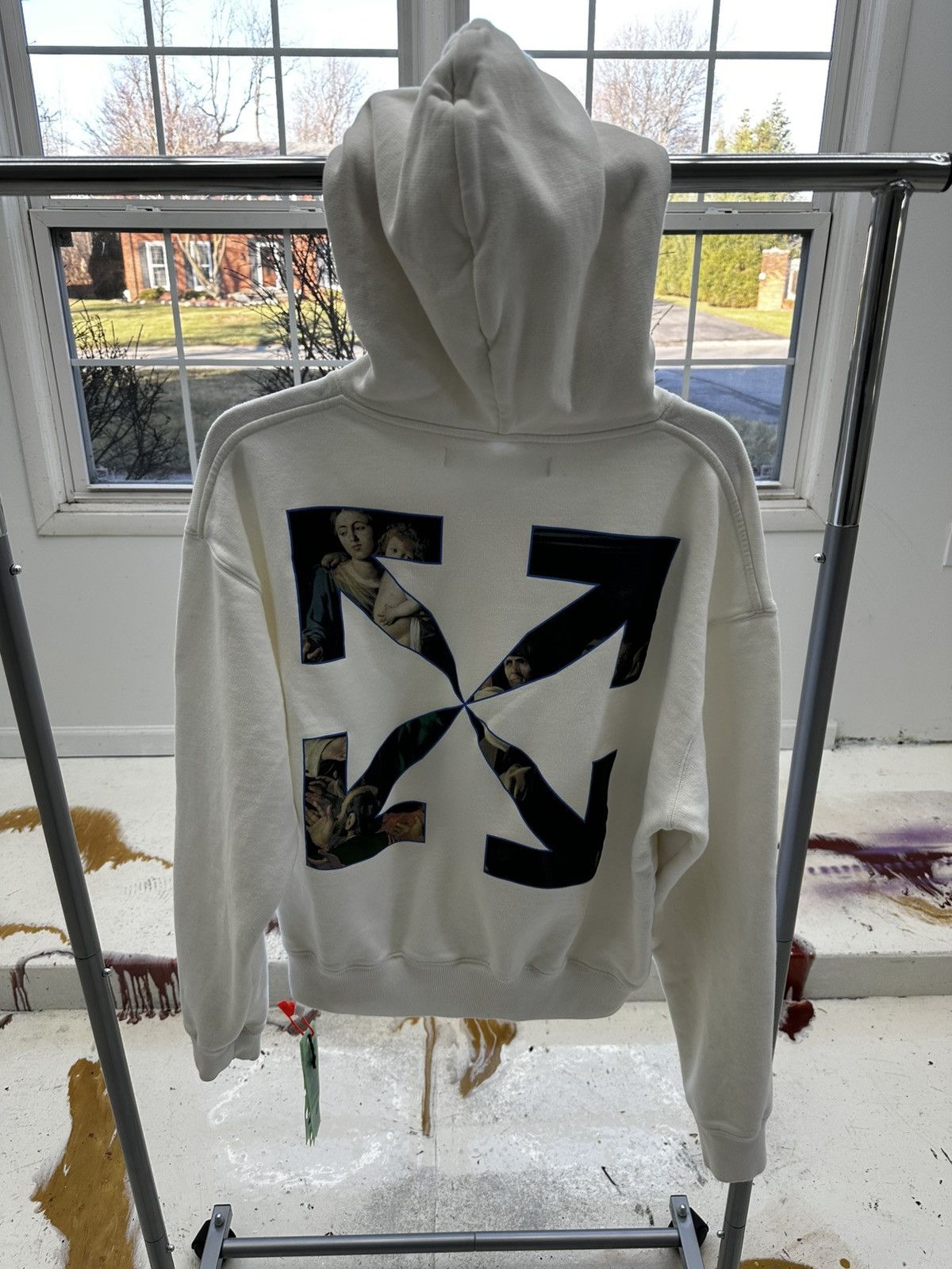 Caravaggio Off White Arrows Sweatshirt Off-white Caravaggio