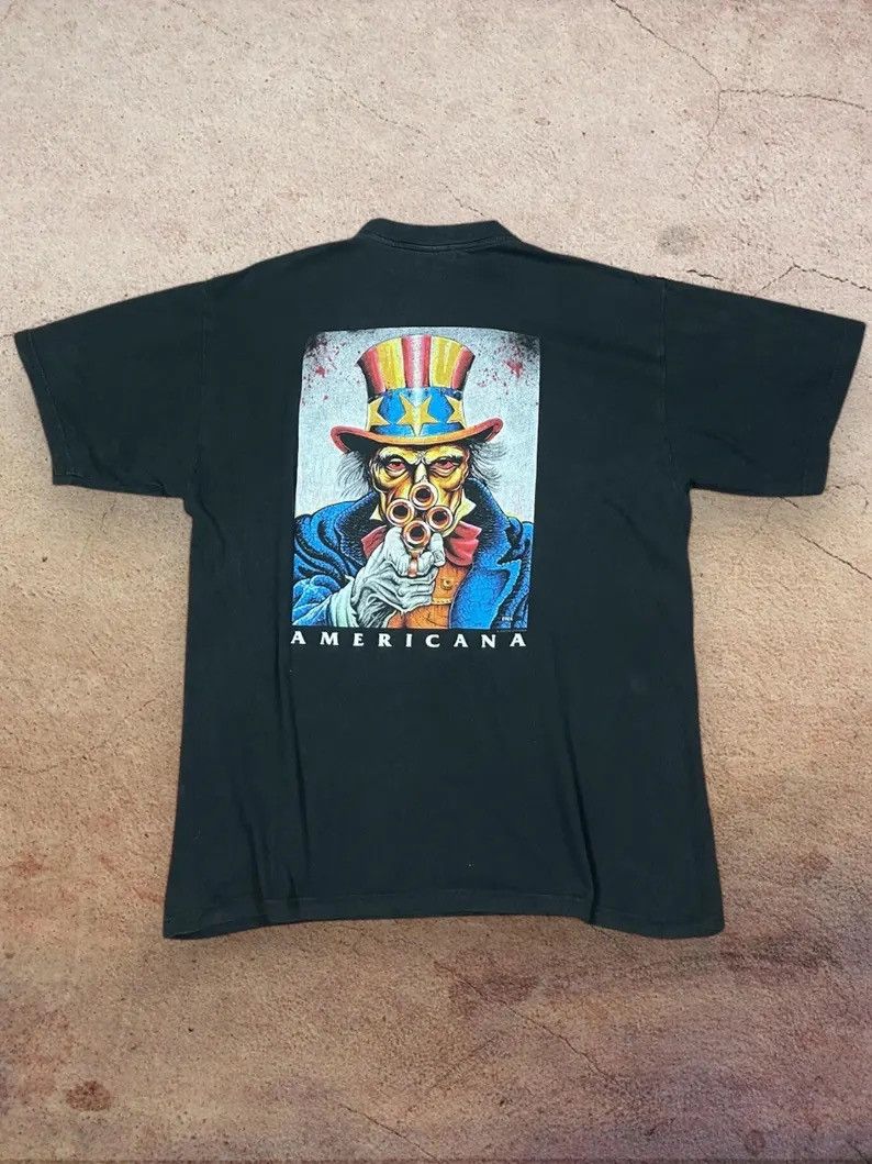Band Tees × Vintage The Offspring Americana 1999 90s vintage t-shirt punk rock Size US XL / EU 56 / 4 - 1 Thumbnail