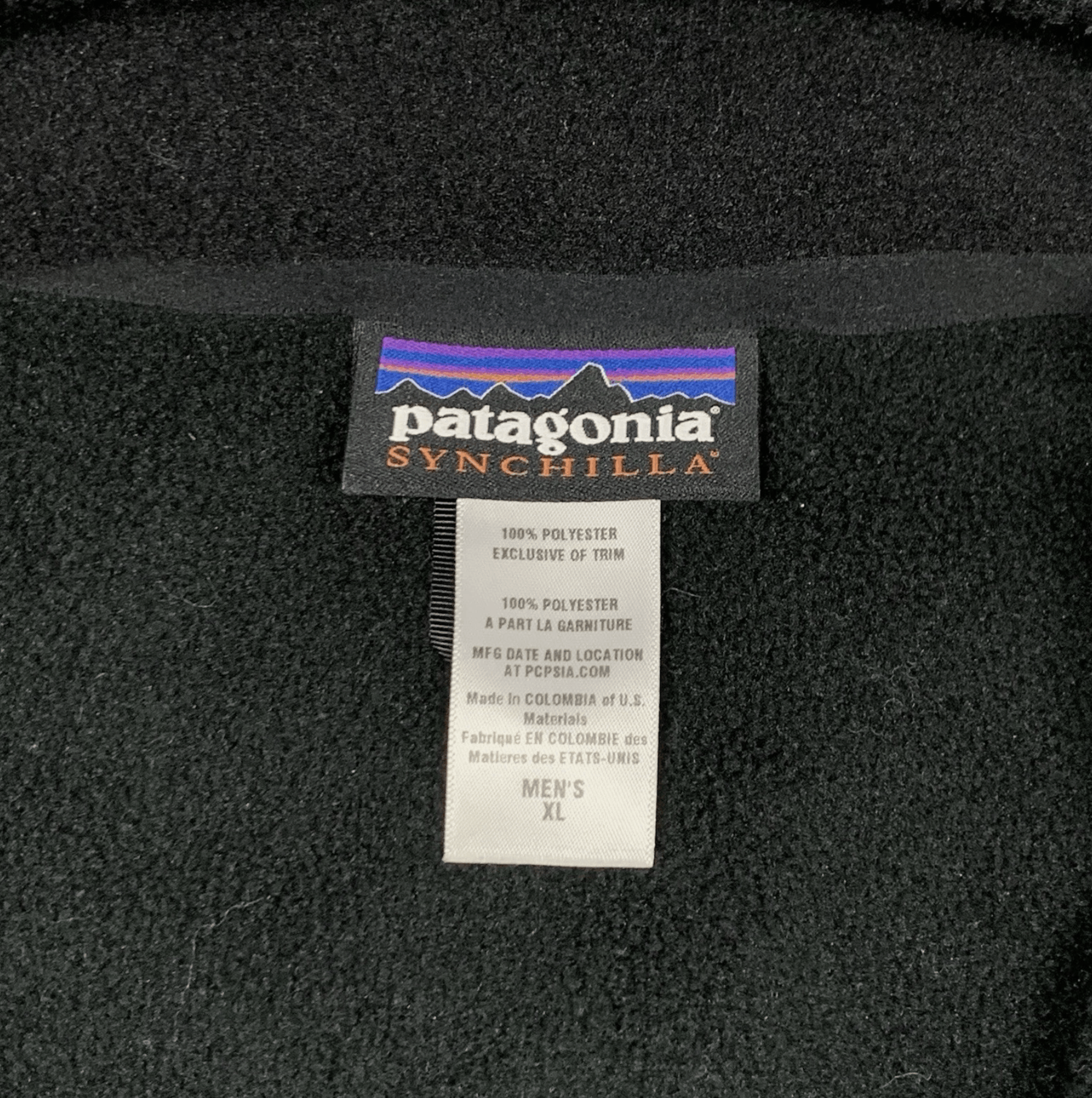 Patagonia Patagonia Synchilla Jacket Phish Mens XL Black Long Sleeve Size US XL / EU 56 / 4 - 5 Thumbnail