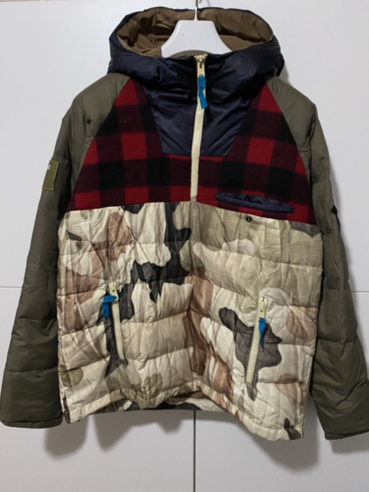Woolrich Woolen Mills 🧥Woolrich X Griffin down jacket, size L, multi-color, used, Size US L / EU 52-54 / 3 - 4 Thumbnail