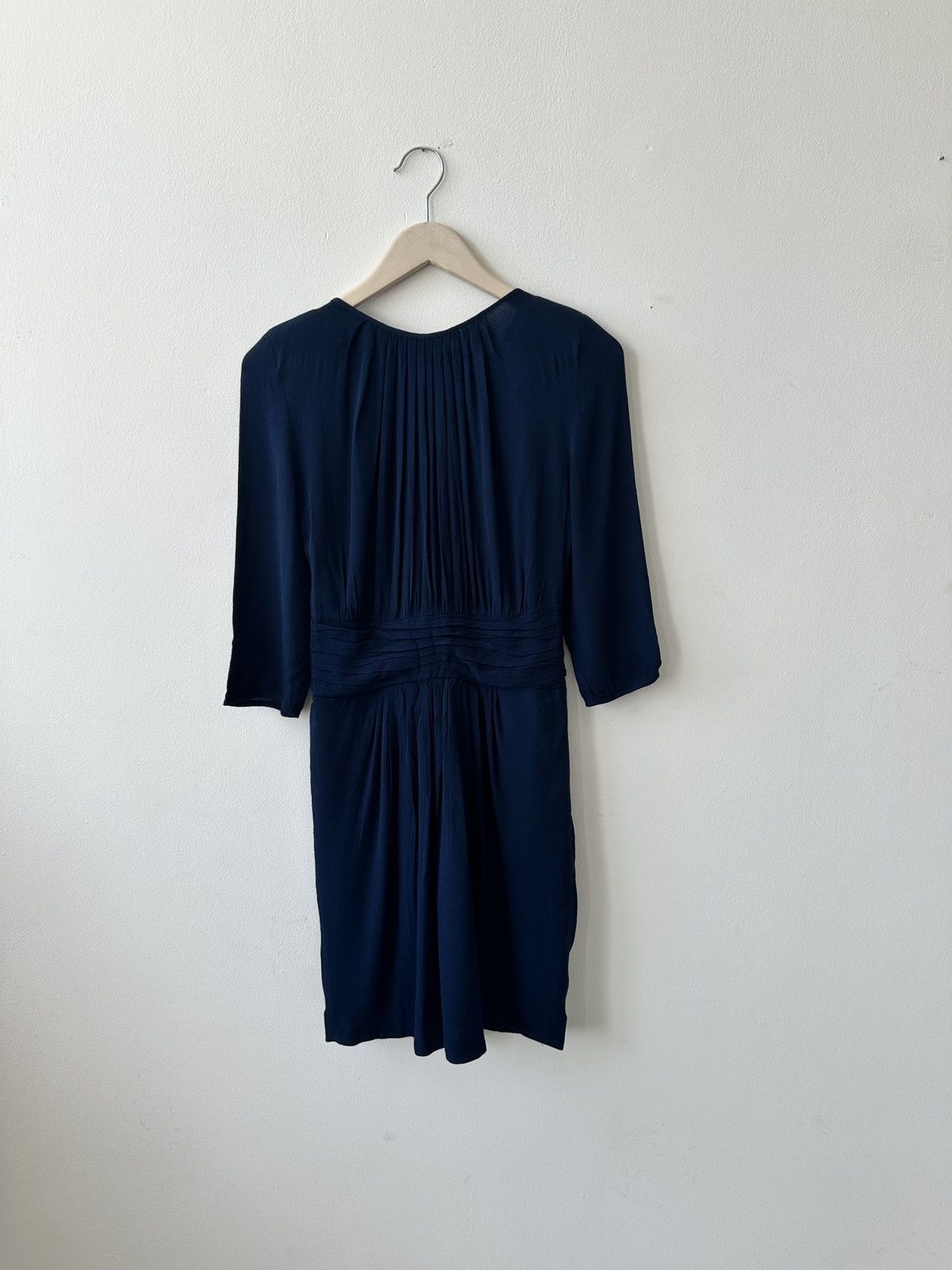 Sandro Sandro Paris blue zip midi dress viscose Size S / US 4 / IT 40 - 12 Thumbnail