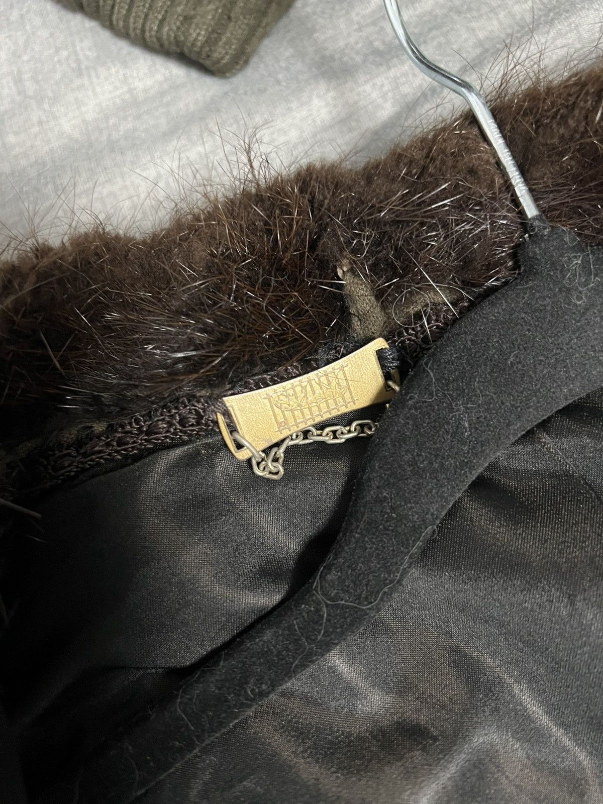 Other Brown mink fur jacket M handcrafted in italy Size M / US 6-8 / IT 42-44 - 4 Thumbnail