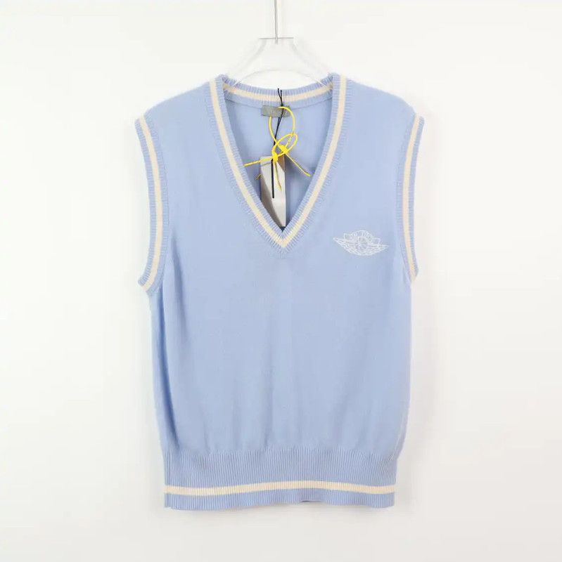 Dior Dior Sky Blue Men's Vest Cardigan 0089 Size US L / EU 52-54 / 3 - 1 Thumbnail