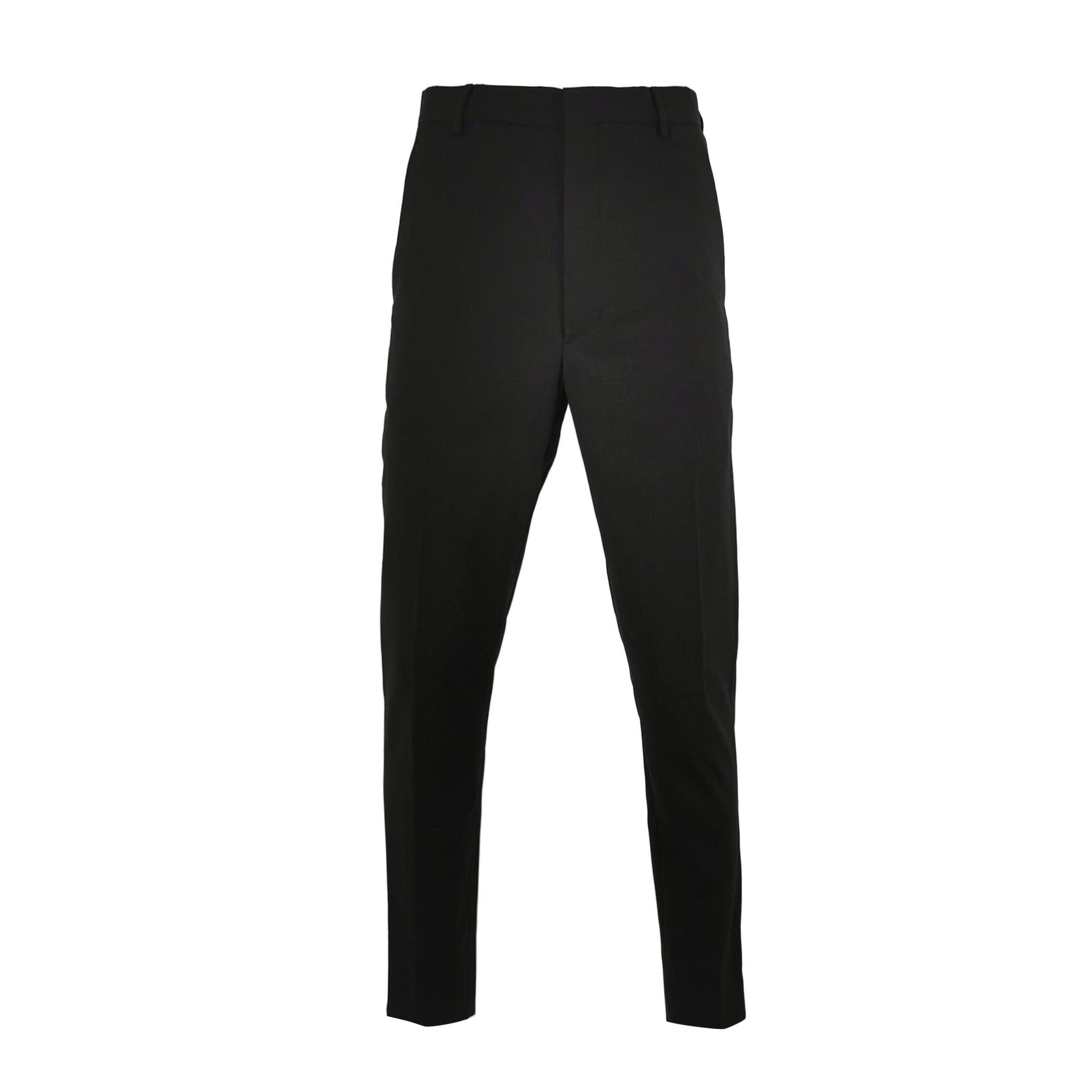 Prada Prada Black Wool Slim Fit Trousers 0089 Size 42" / US 20 - 1 Thumbnail
