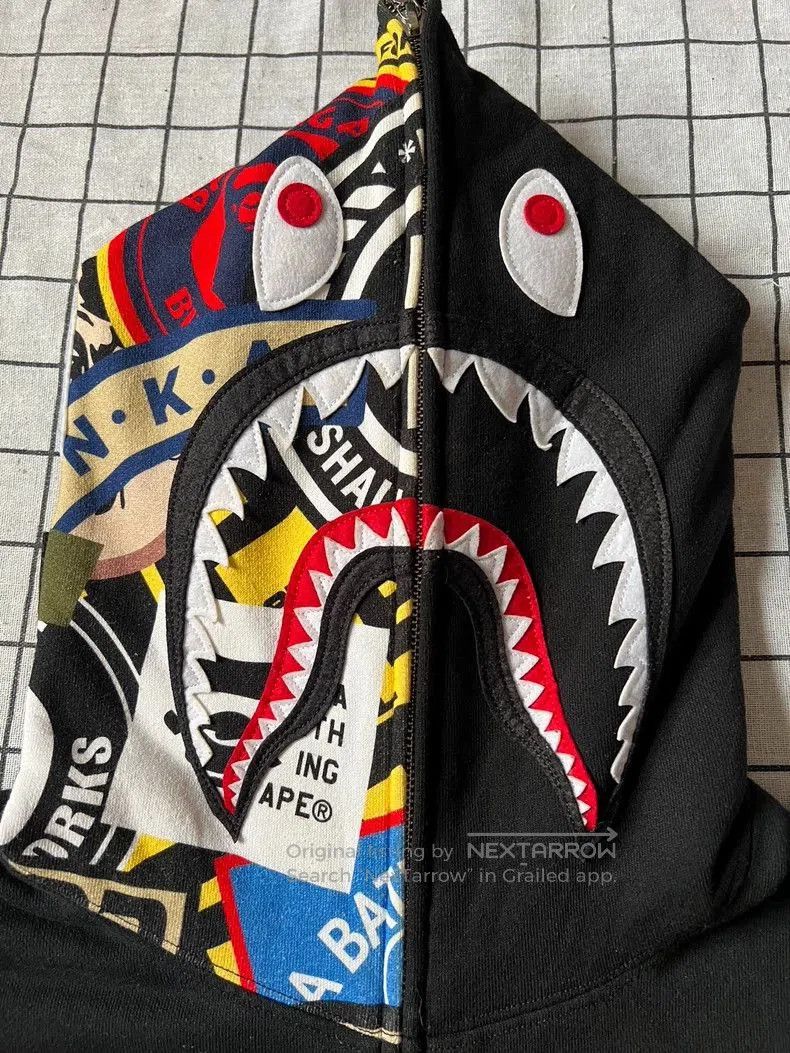 Bape Bape Limited Shark Zip Hoodie Jacket. Size US L / EU 52-54 / 3 - 3 Thumbnail