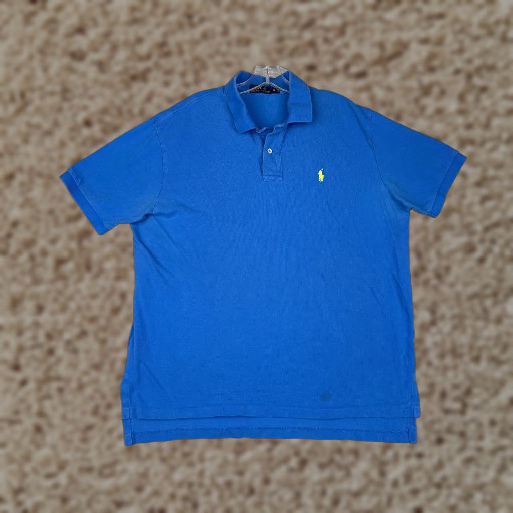 Ralph Lauren Ralph Lauren Polo Shirt Men XL Blue Short Sleeve 100% Cotton Size US XL / EU 56 / 4 - 1 Thumbnail