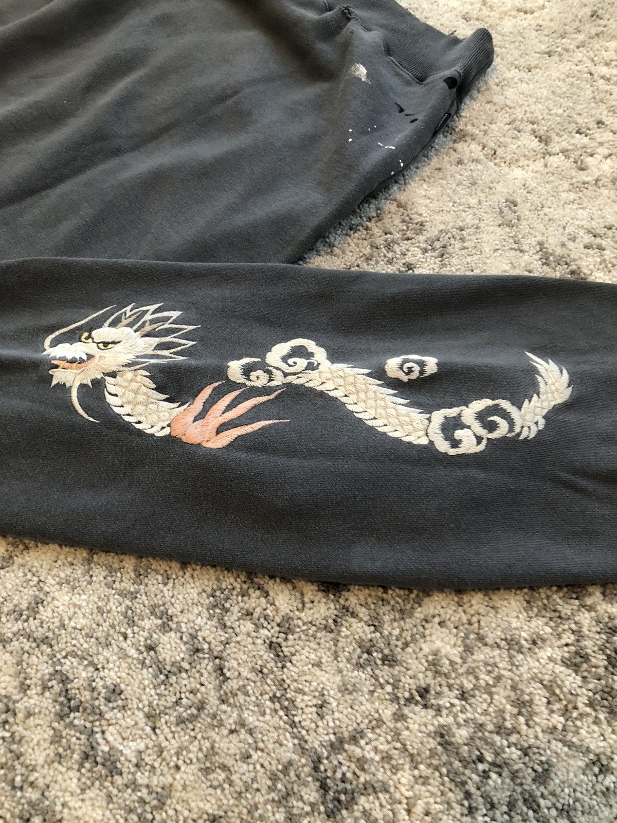 Neighborhood Tiger Distressed Hoodie Size US XL / EU 56 / 4 - 9 Thumbnail