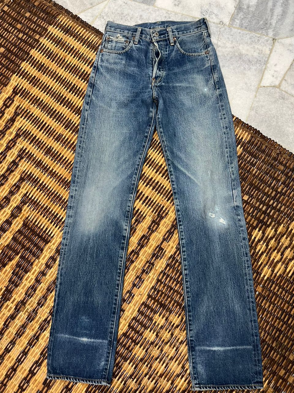 Levi's Vintage Clothing Vintage LVC Levis 702 buckle Back selvedge Jeans Size US 28 / EU 44 - 1 Thumbnail