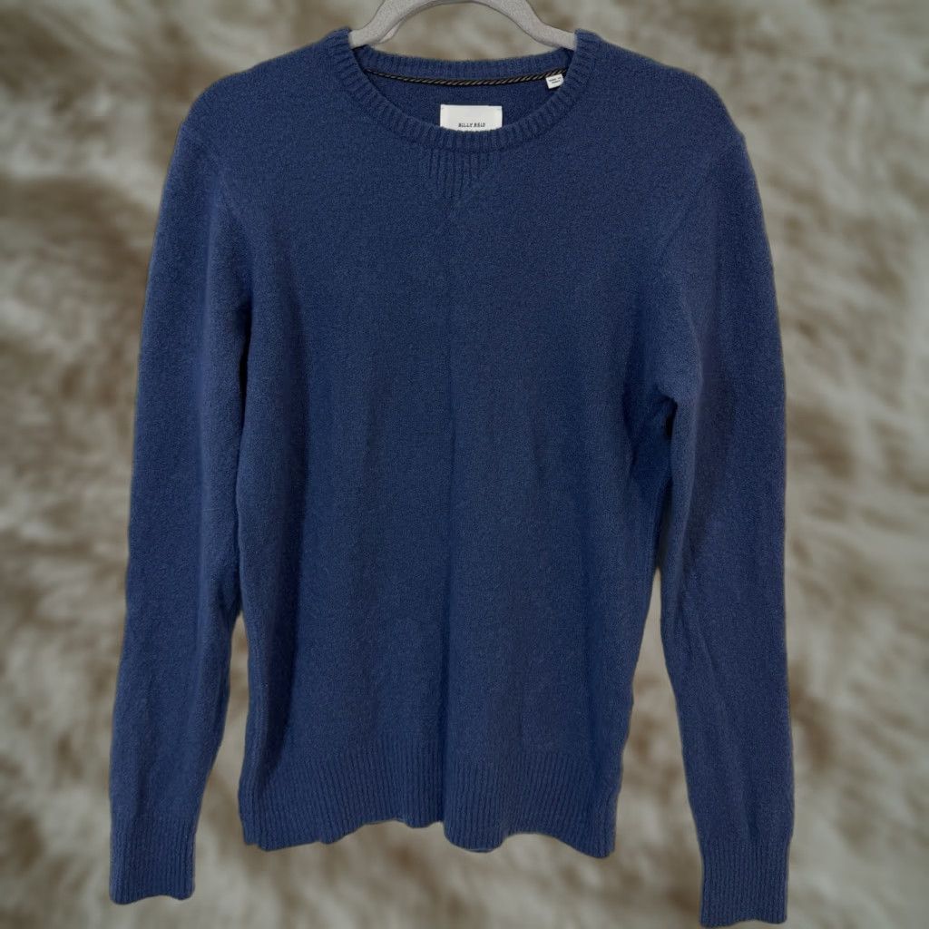 Billy Reid Billy Reid Women's Sweater Wool Blend Blue Size L Size L / US 10 / IT 46 - 1 Thumbnail