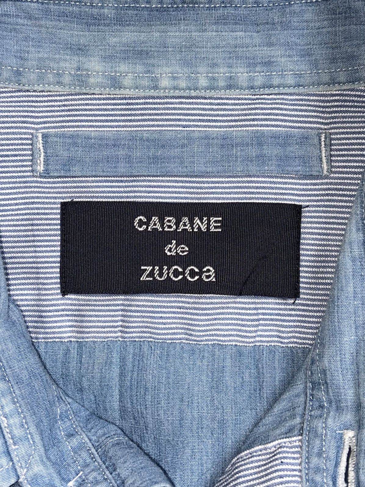 CABANE de ZUCCa × Issey Miyake CABANE De ZUCCA Blue Shirt Size US S / EU 44-46 / 1 - 6 Thumbnail