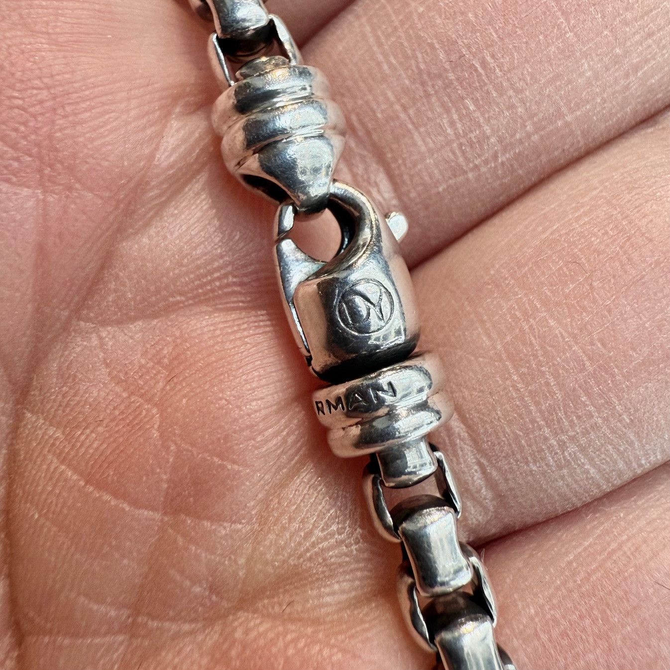 David Yurman David Yurman Box Chain Black Diamond Pavé Dog Tag Necklace Size ONE SIZE - 9 Thumbnail