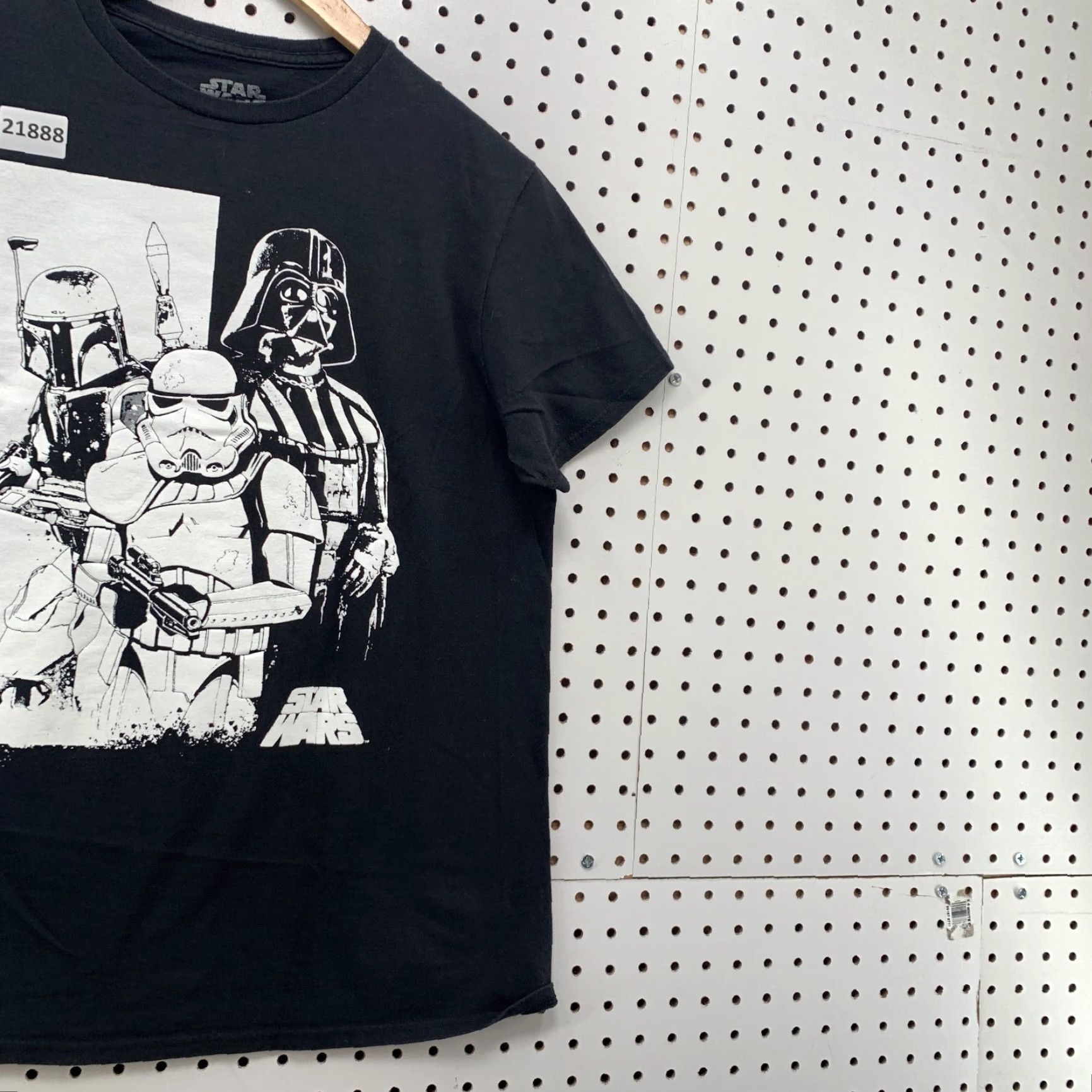 Star Wars VINTAGE Star Wars Graphic T-Shirt Black Darth Vader Stormtrooper Adult Medium Movie Size US M / EU 48-50 / 2 - 4 Thumbnail
