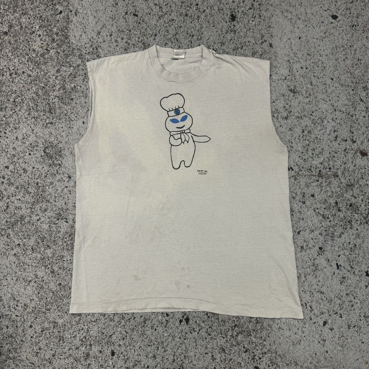 Vintage 90s Doughboy Thrashed Mobtown Chicago Shirt ERD Grunge Size US XL / EU 56 / 4 - 1 Thumbnail
