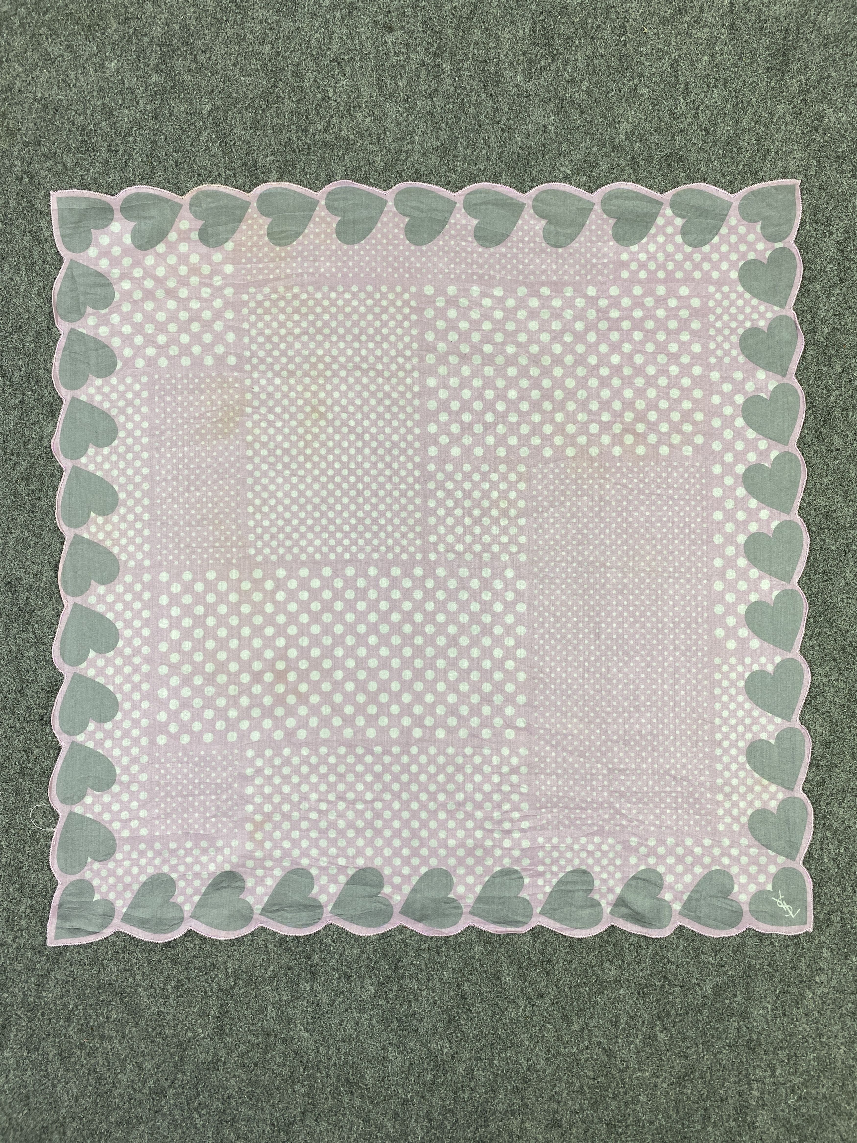 Yves Saint Laurent Yves Saint Laurent Handkerchief / Neckerchief KT0047 Size ONE SIZE - 4 Thumbnail
