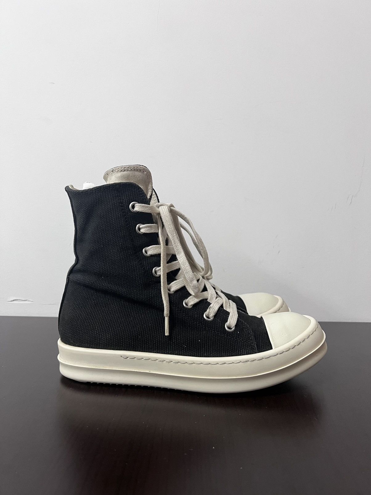 Rick Owens Drkshdw Rick owens drkshdw ramones high top sneakers Size US 6 / IT 36 - 4 Thumbnail