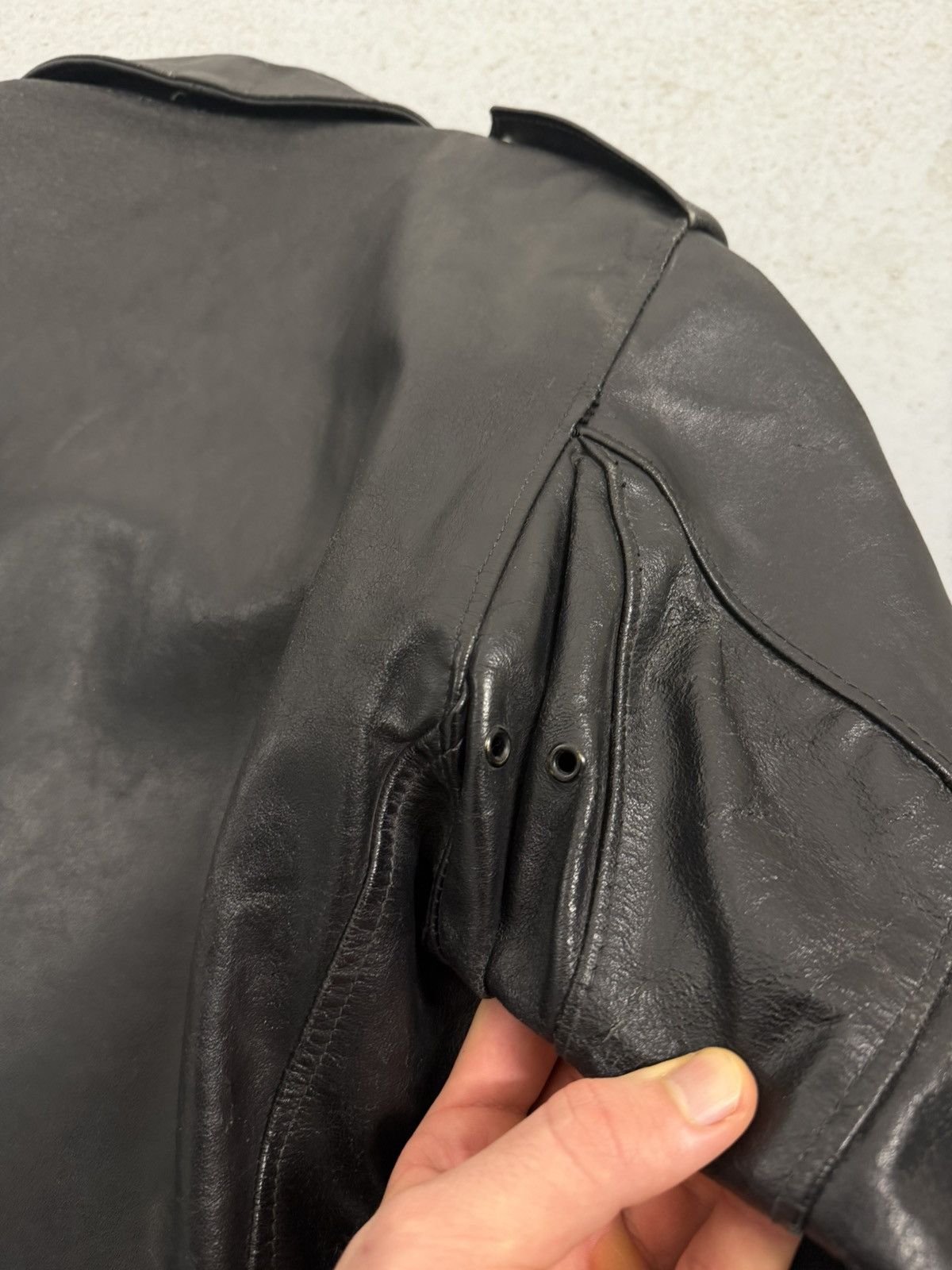 Schott Vintage Schott Perfecto 418 Dense Leather Made In USA Jacket Size US L / EU 52-54 / 3 - 16 Thumbnail