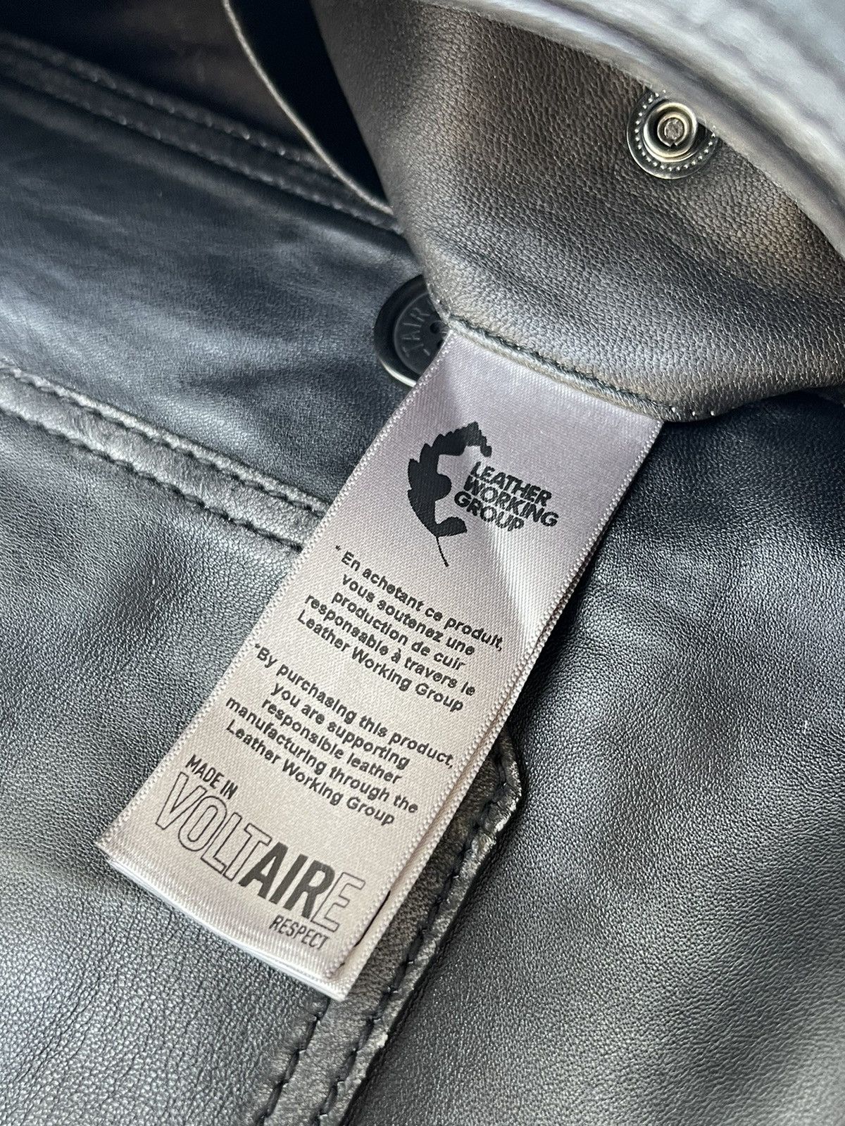 Zadig & Voltaire !DS! SS23 Zadig & Voltaire Lasso Dyed Leather Jacket Size US M / EU 48-50 / 2 - 22 Thumbnail