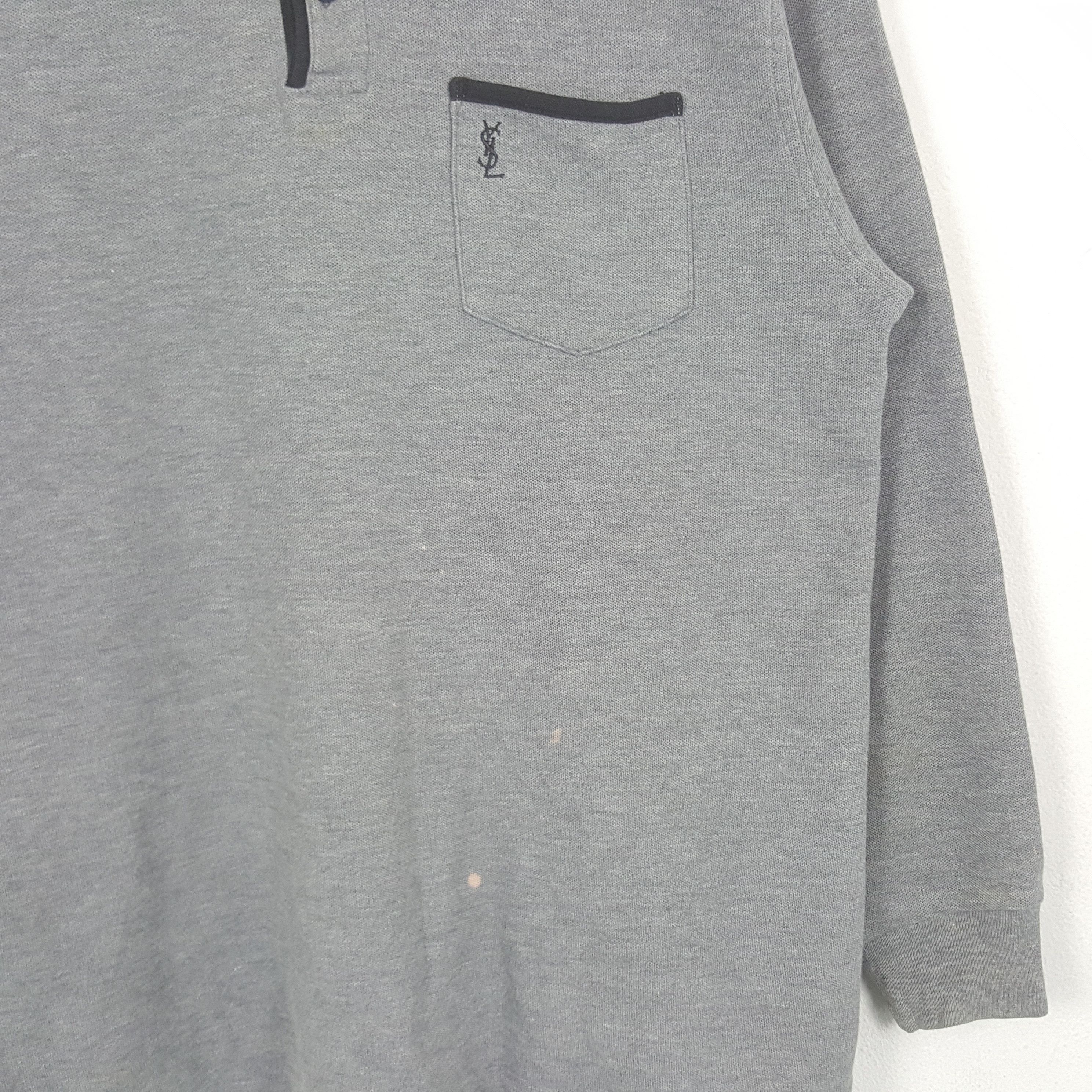 Yves Saint Laurent Vintage Yves Saint Laurent Designer Brand YSL Polos Size US L / EU 52-54 / 3 - 2 Thumbnail