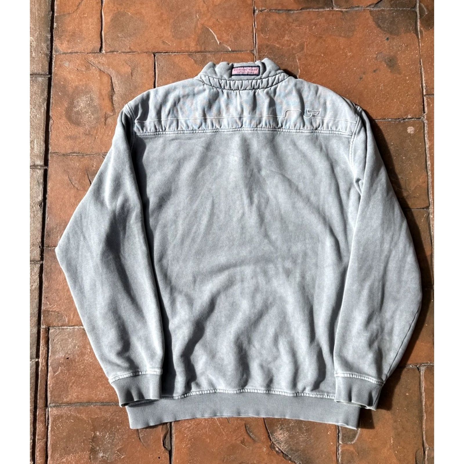 Vineyard Vines Vineyard Vines Quarter Zip Pullover Sweater Men’s Large Gray Size US L / EU 52-54 / 3 - 3 Thumbnail