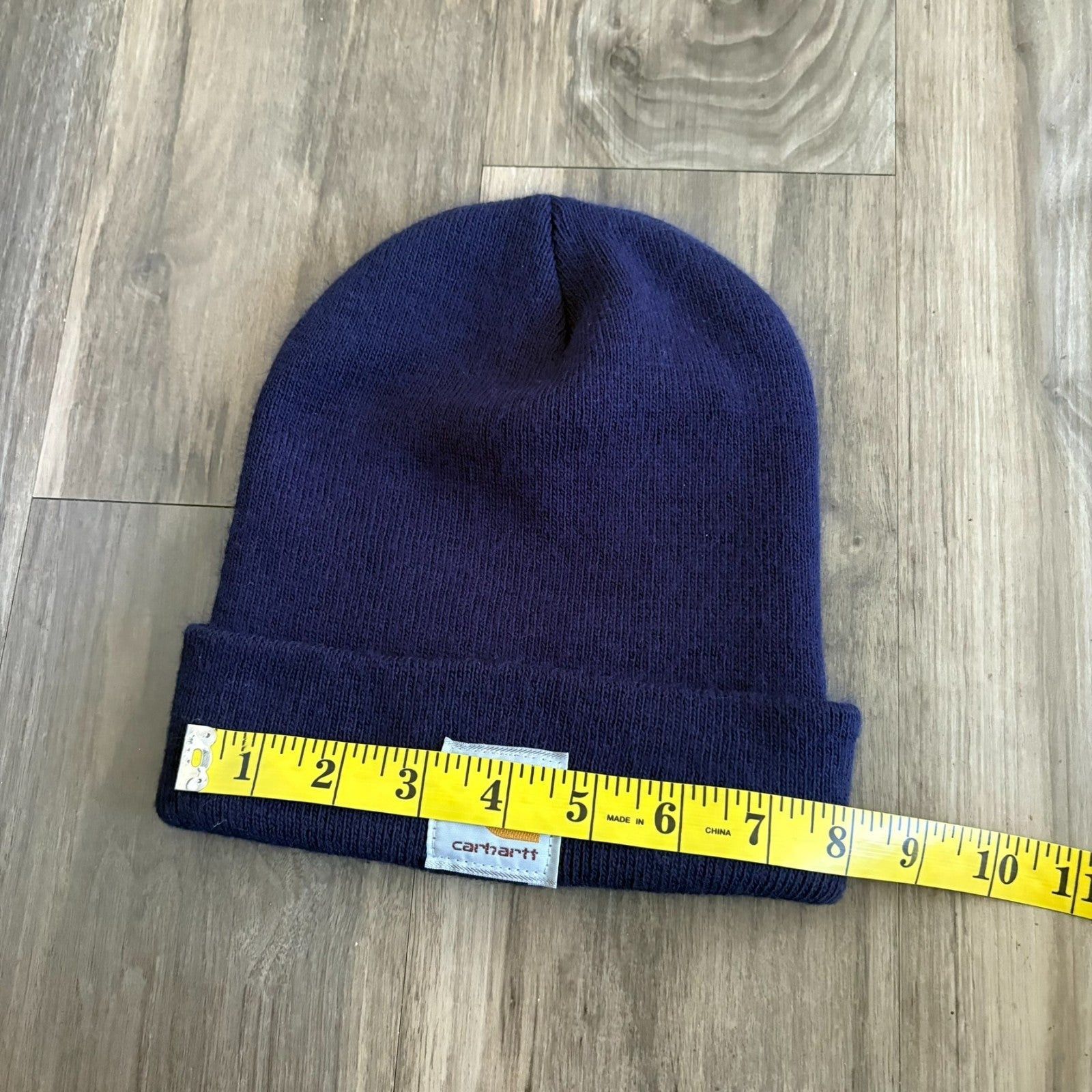 Carhartt × Vintage Vintage Carhartt Beanie Men's Size OSFA Navy Blue A18NVY Size ONE SIZE - 3 Thumbnail
