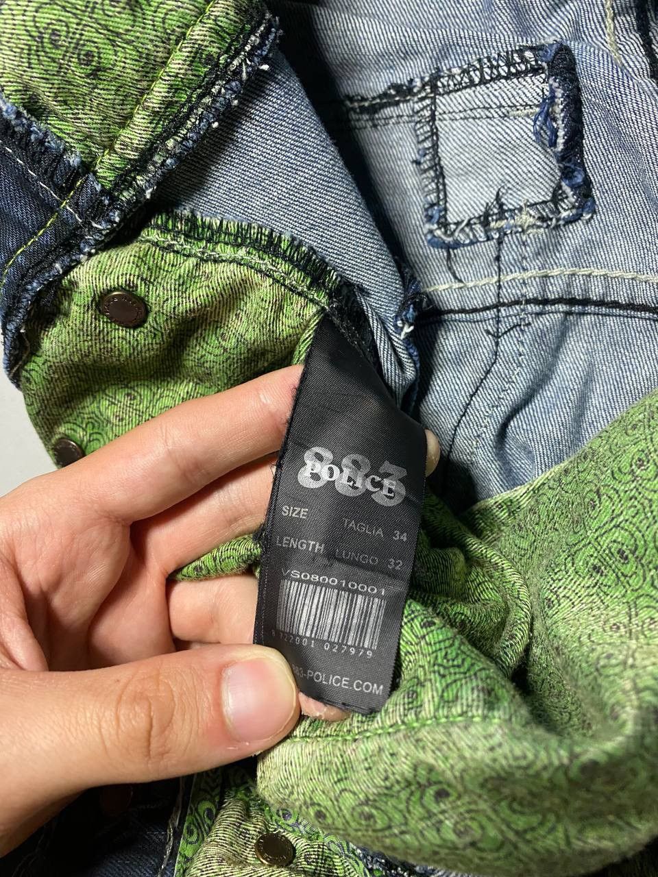 Japanese Brand Police 883 Rare Baggy Y2k Multipocket Cargo Pants Size US 34 / EU 50 - 5 Thumbnail