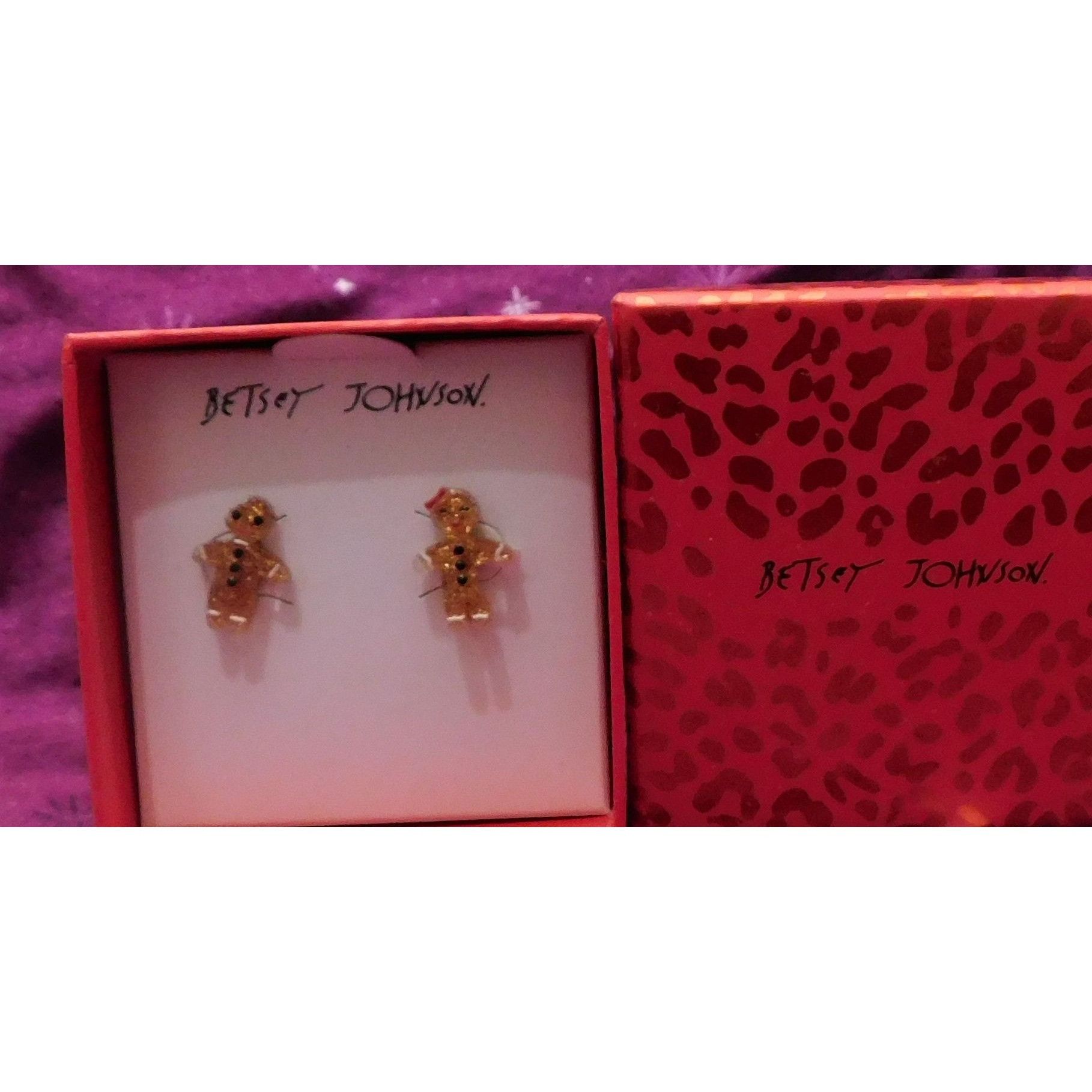 Betsey Johnson Betsey Johnson Gingerbread People Earrings Size ONE SIZE - 8 Thumbnail