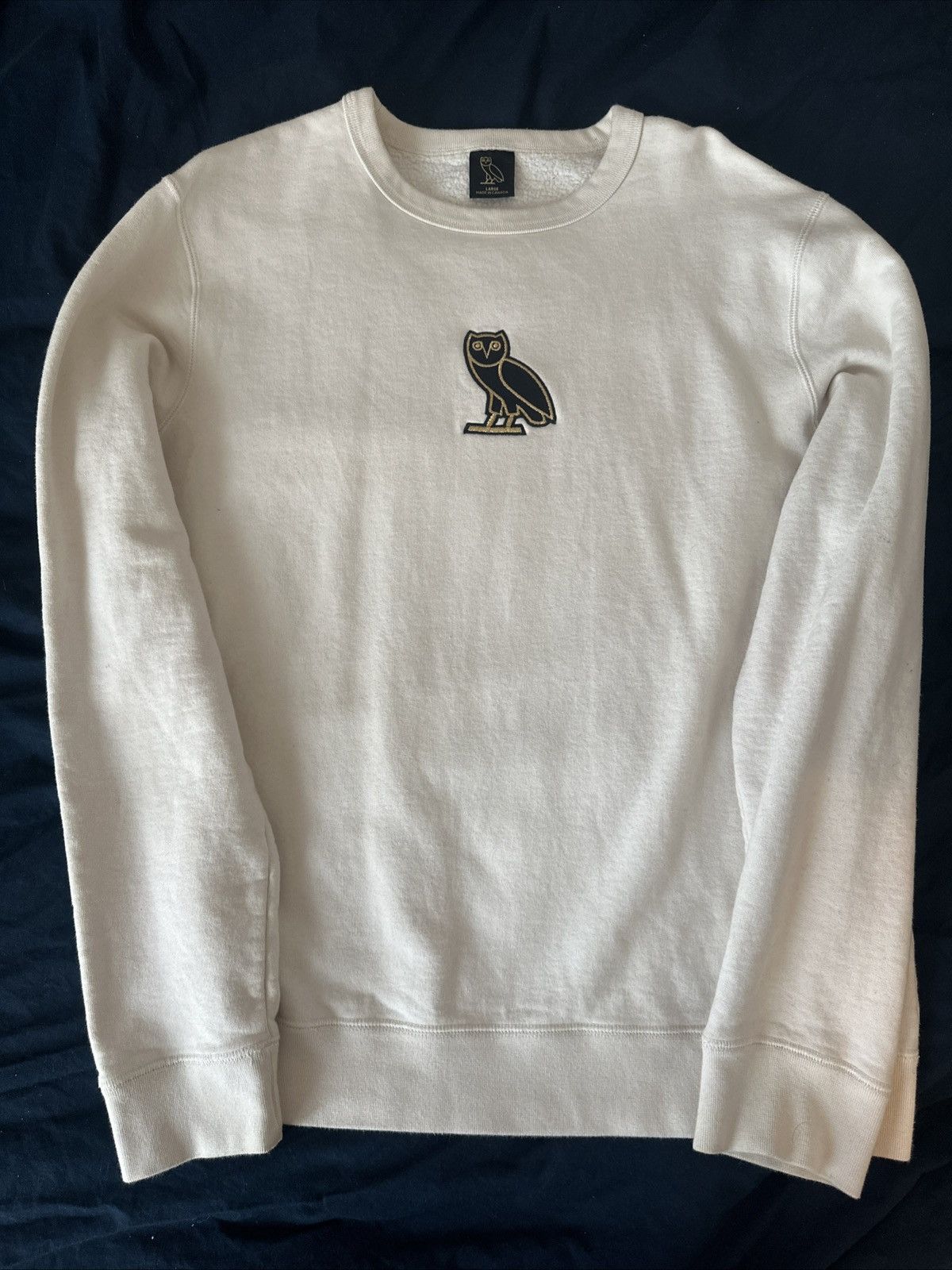 October's Very Own OVO Cream Sweatshirt Size US L / EU 52-54 / 3 - 1 Thumbnail