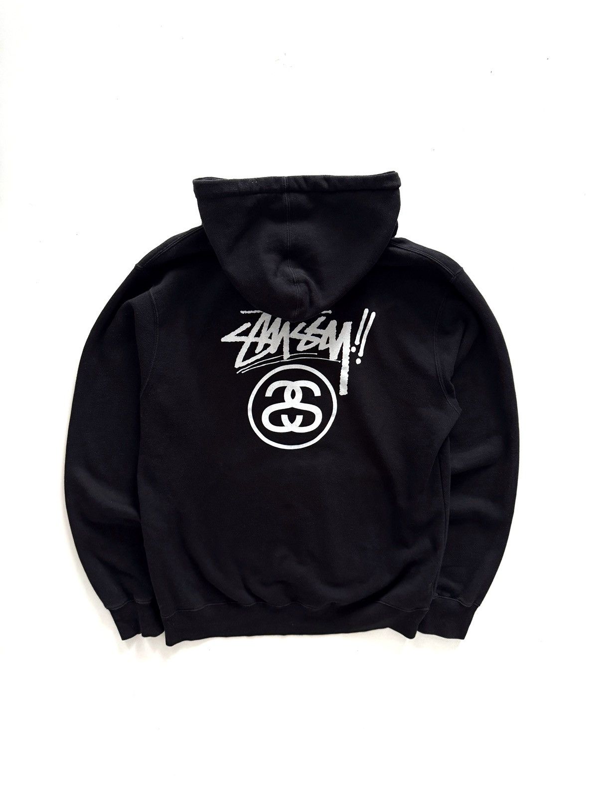 Vintage Stussy Zip Hoodie Madi in USA