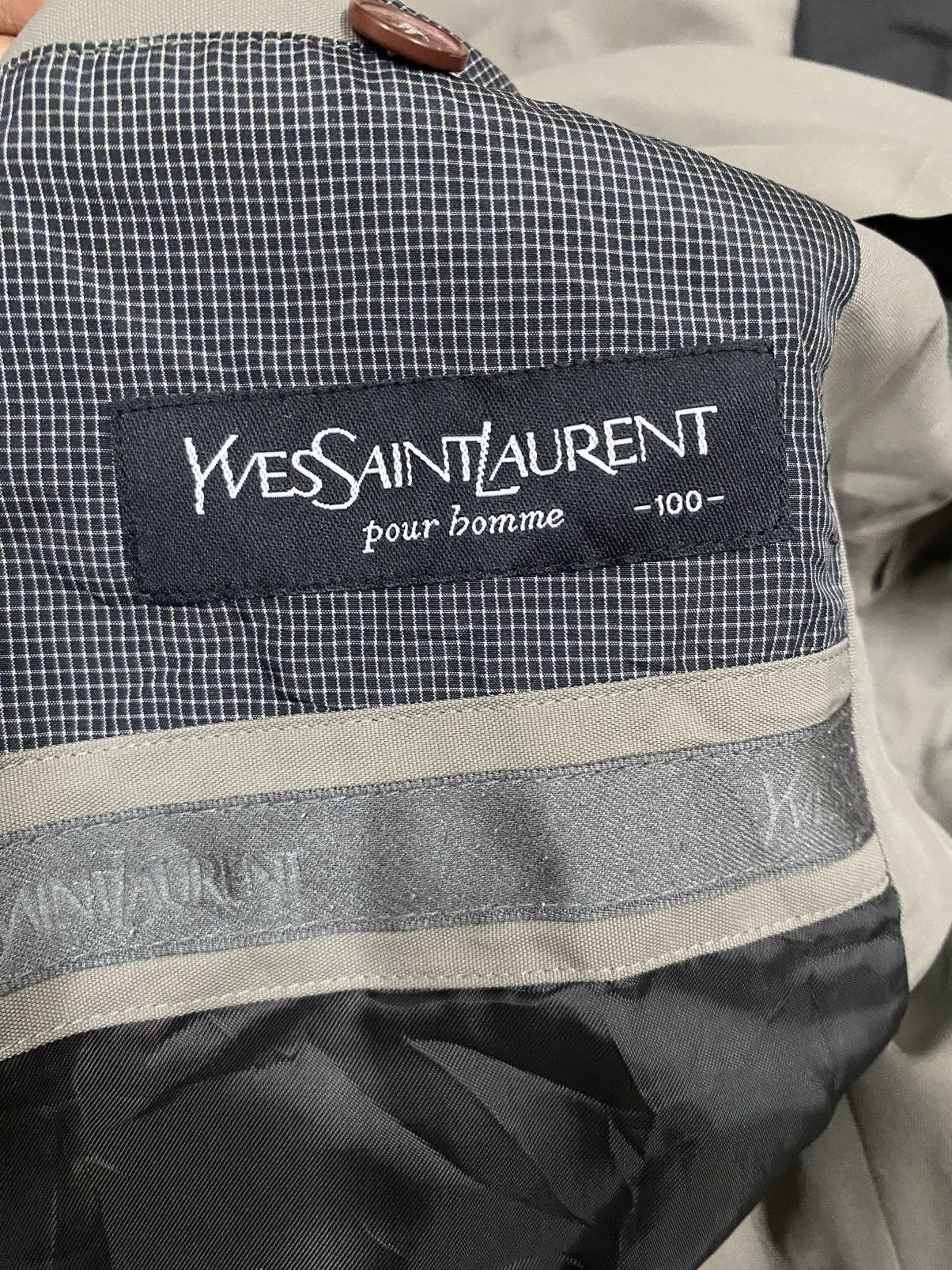 Yves Saint Laurent Vintage Saint Laurent jacket side small logo Size US L / EU 52-54 / 3 - 10 Thumbnail