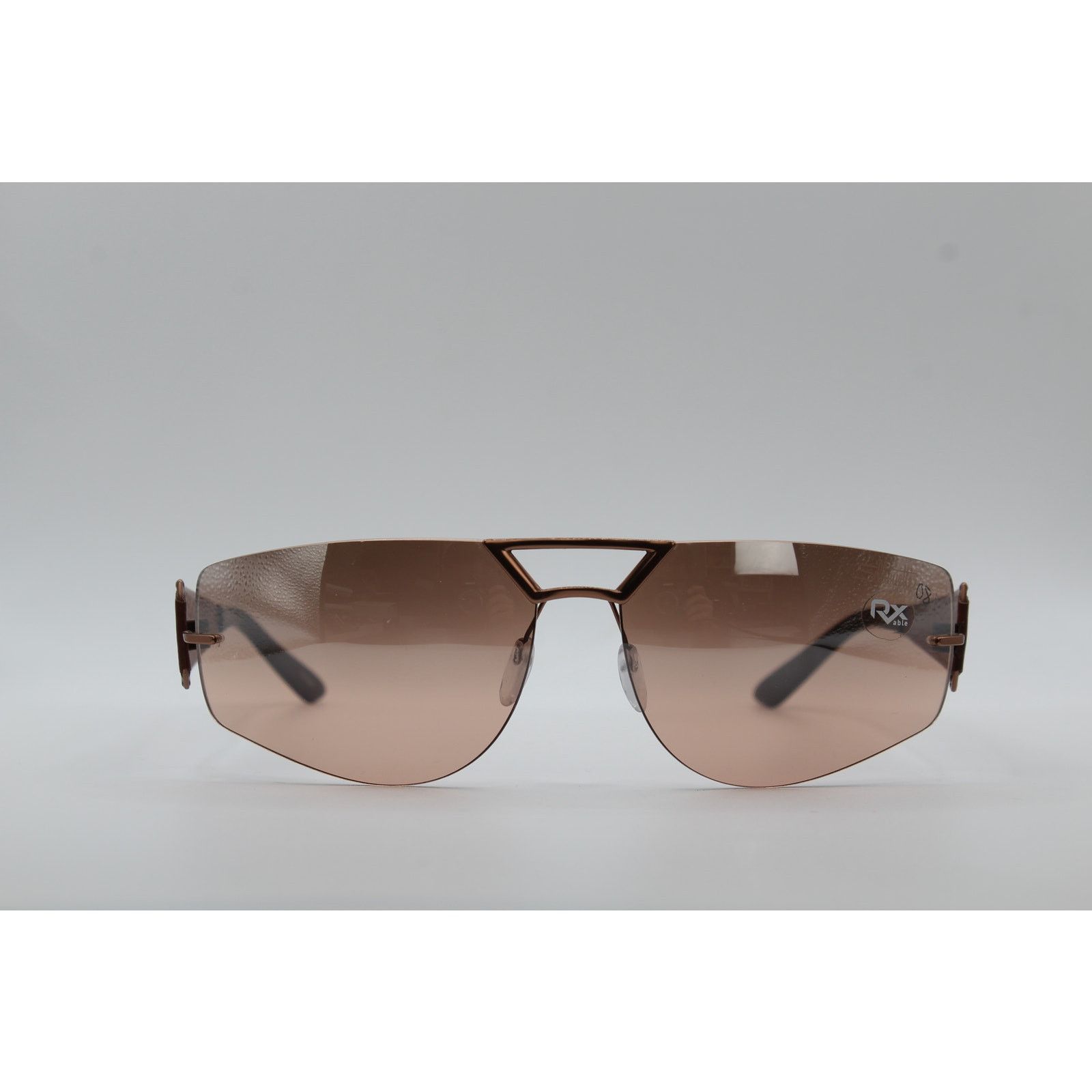 Silhouette Silhouette 8128 Brown Leather Temple Sunglasses Size ONE SIZE - 2 Thumbnail