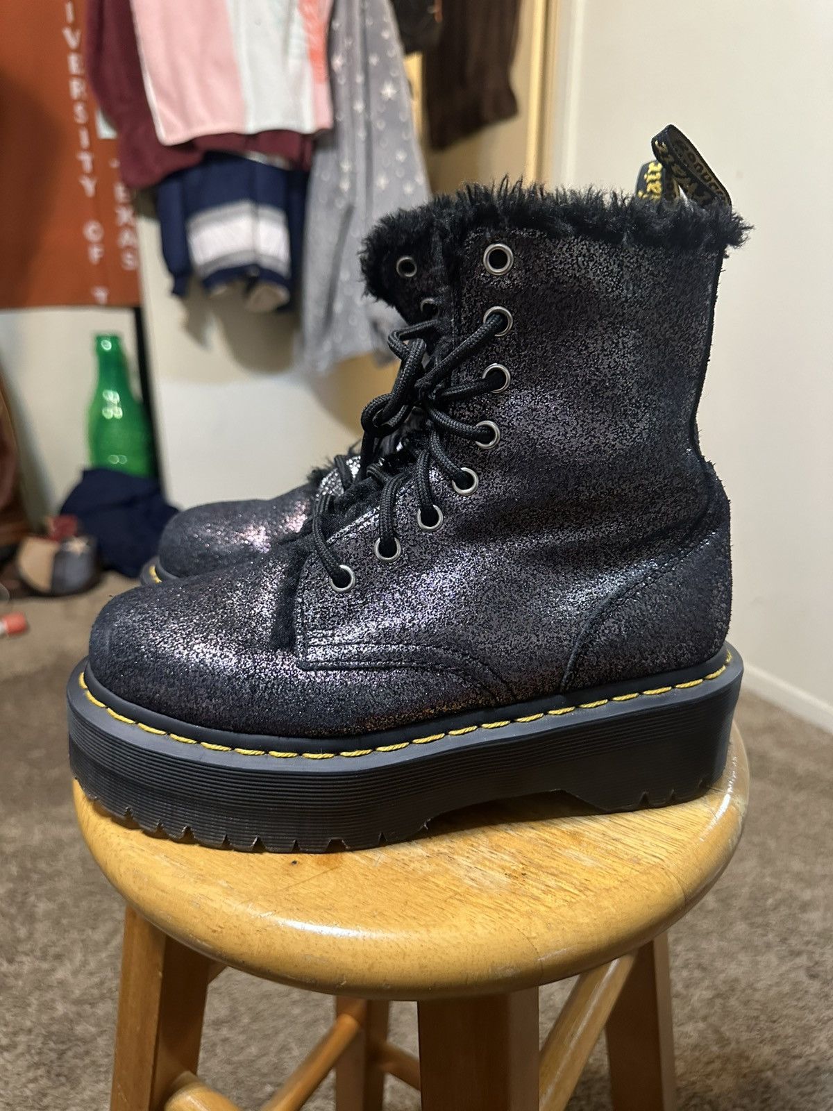 Dr. Martens Vintage Dr. Martens Jadon leather platform boots size 6 Size US 6 / IT 36 - 4 Thumbnail