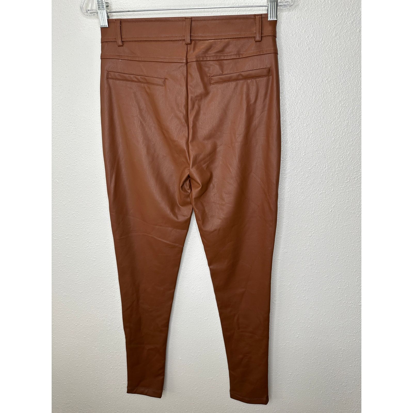 Other NWT Hunter & Brown Faux Leather High Waist Skinny Pant S Size 25" / US 0 / IT 36 - 9 Thumbnail