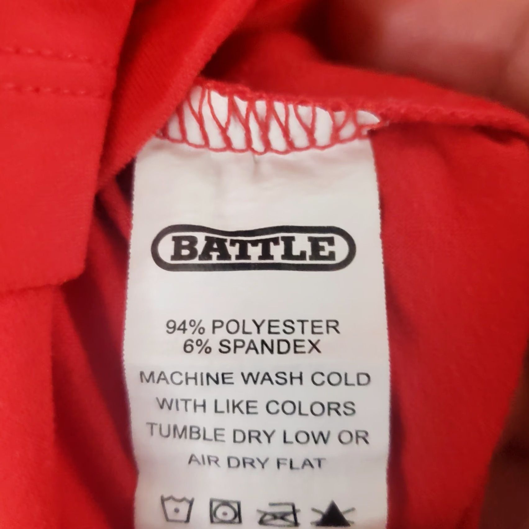 Vintage VINTAGE? BATTLE SPORTS 7v7 Football Sleeveless Hoodie Shirt Mens Red Small Size US S / EU 44-46 / 1 - 7 Thumbnail