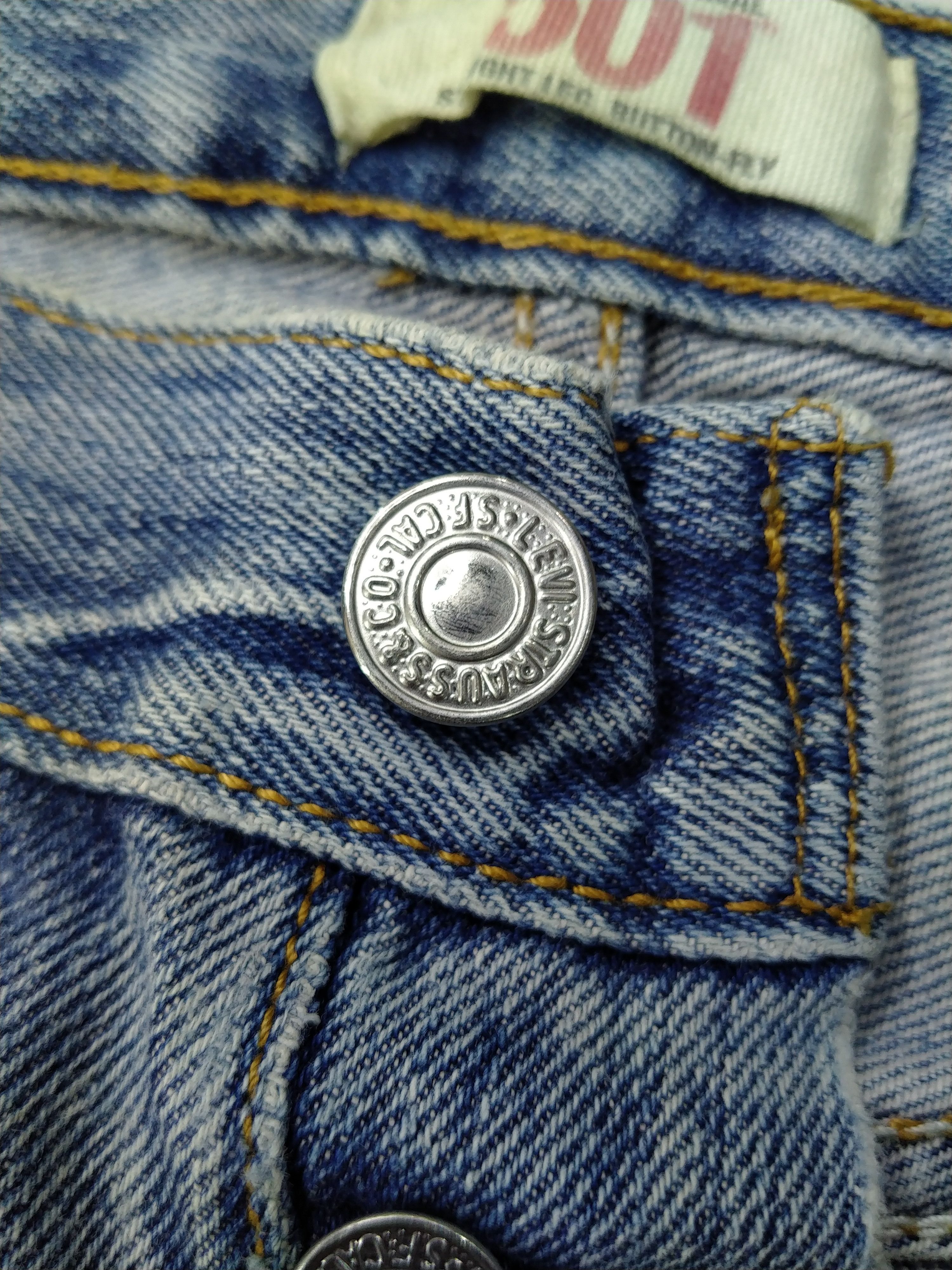 Levi's Straight Leg Vintage Levi's 501 37x27.5 Denim -JN345 Size US 37 - 14 Thumbnail