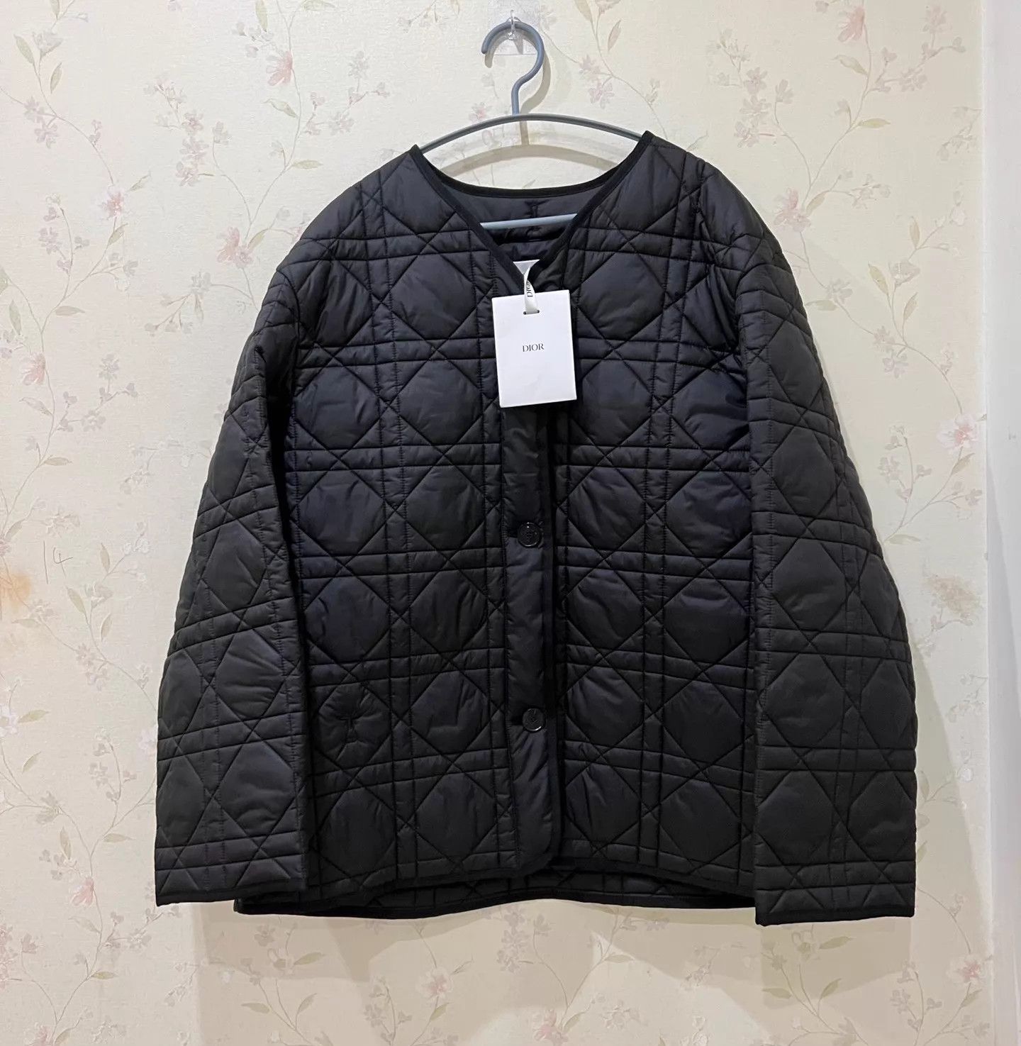 Dior Dior Bee Embroidery Quilted Diamond Jacket Women's Size S / US 4 / IT 40 - 1 Thumbnail