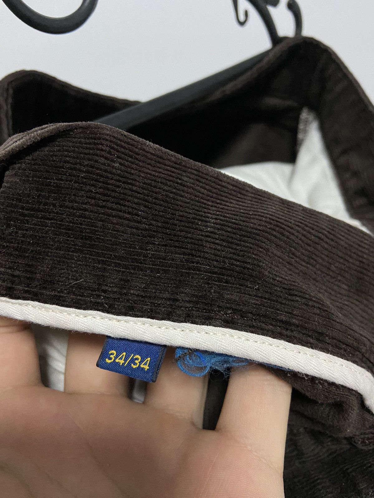 Polo Ralph Lauren × Vintage Polo Ralph Lauren corduroy pants pocket small Logo Size US 34 / EU 50 - 7 Thumbnail