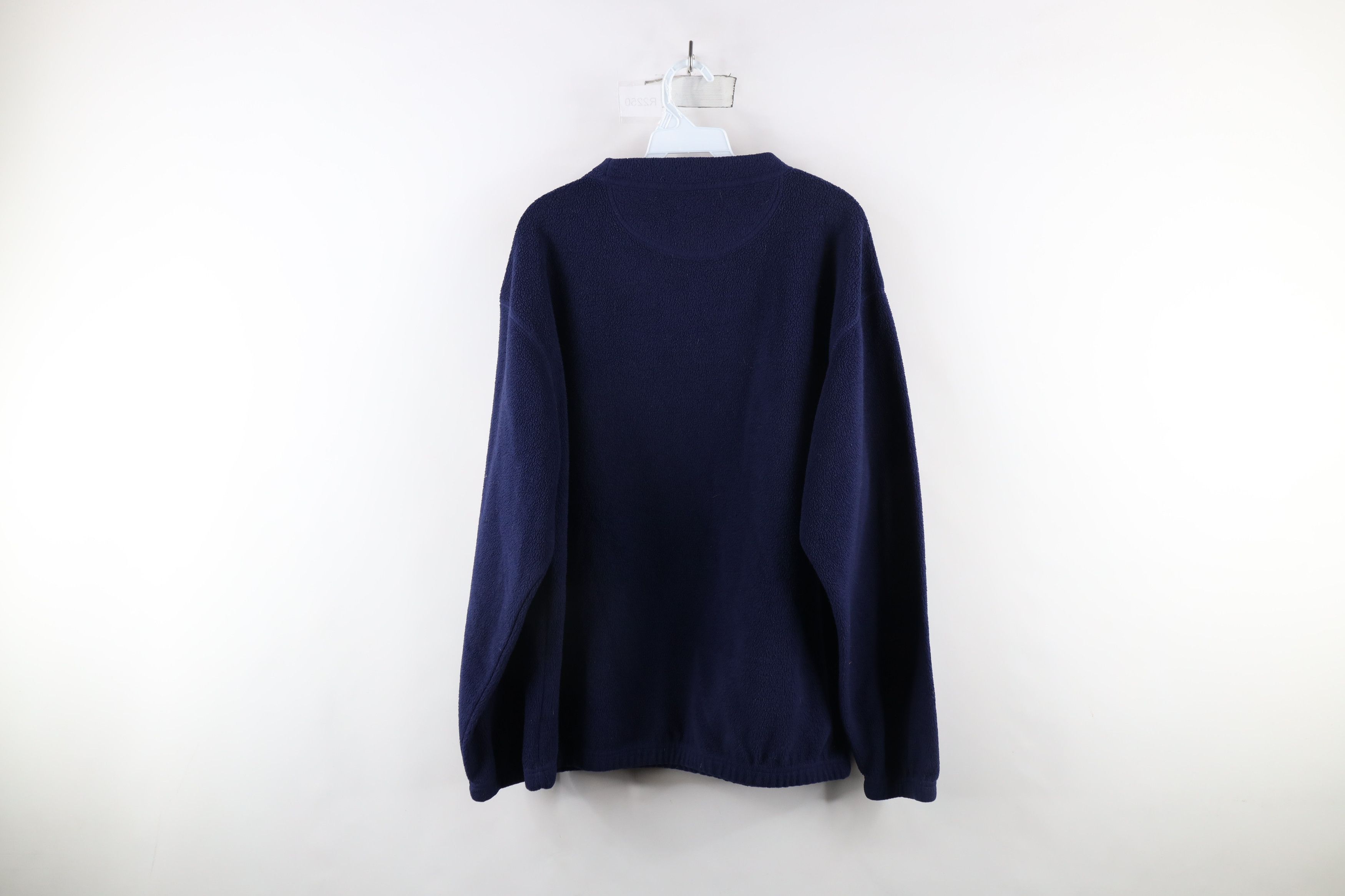 Vintage Vintage 90s University of Michigan Fleece Sweater Blue Size US L / EU 52-54 / 3 - 9 Thumbnail