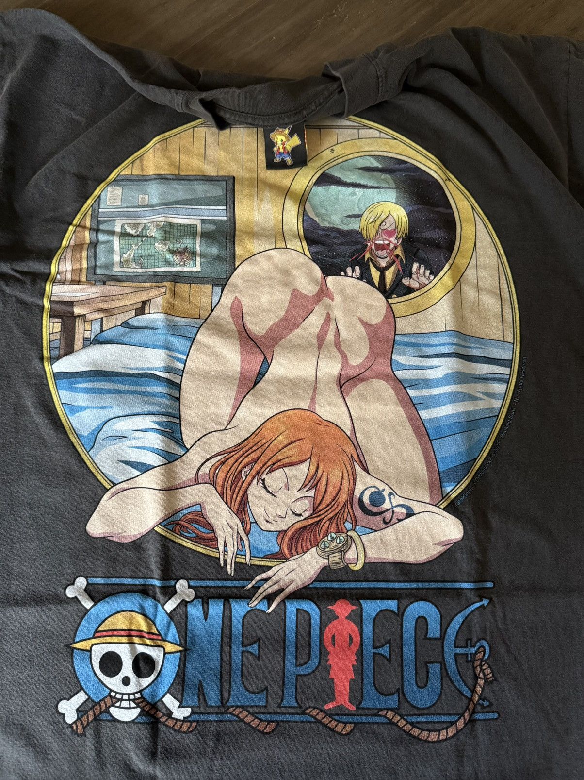 Anime × One Piece × Vintage One Piece Anime Nami Sanji Shirt