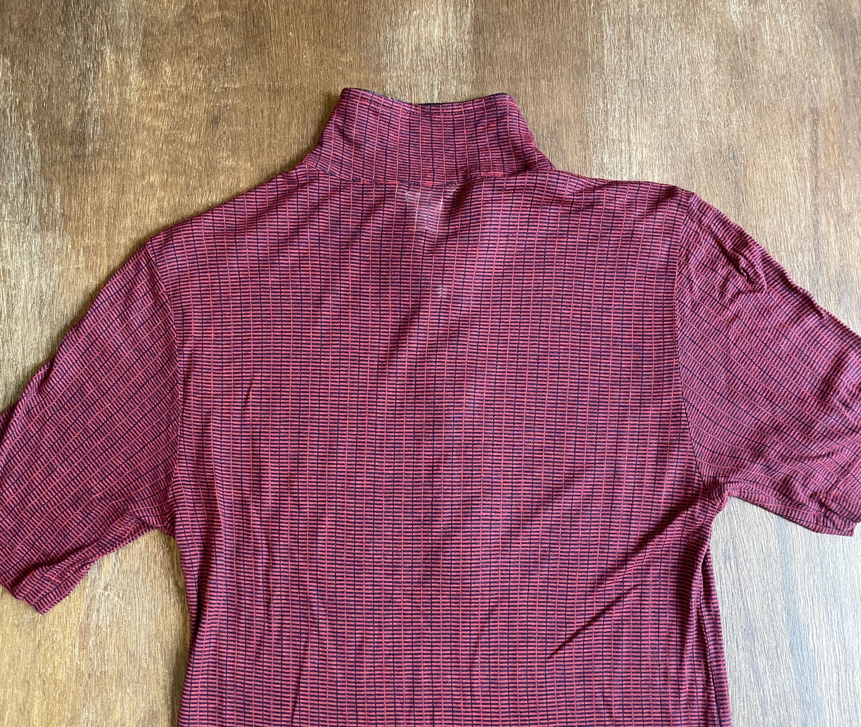 Dries Van Noten DVN Rayon Half Zip Shirt Size US S / EU 44-46 / 1 - 5 Thumbnail