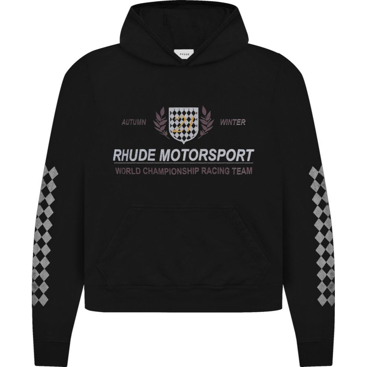 NEW RHUDE MOTORSPORTS HOODIE SZ MEDIUM
