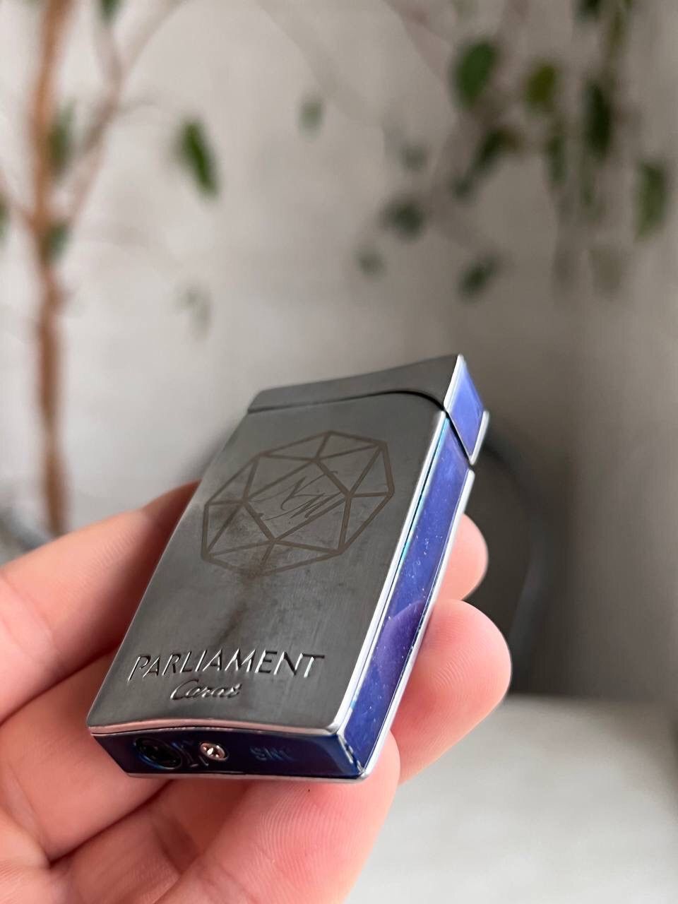 Japanese Brand × Vintage Y2K ELEGANCE PARLAMENT GEOMETRIC METAL HEAVY BIG LIGHTER Size ONE SIZE - 5 Thumbnail