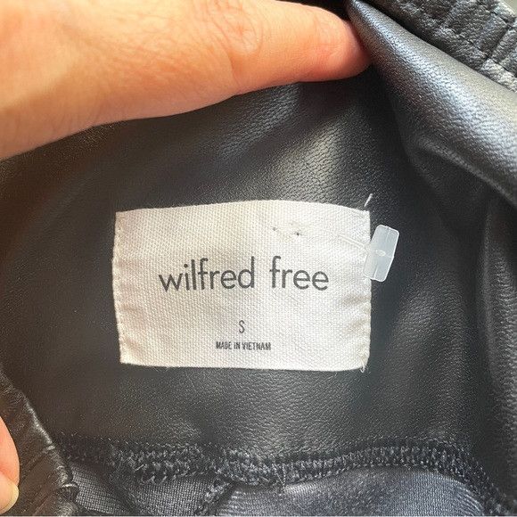 Aritzia Aritzia Wilfred Daria Faux Leather Leggings - S, 32” Inseam Size 28" / US 6 / IT 42 - 4 Thumbnail