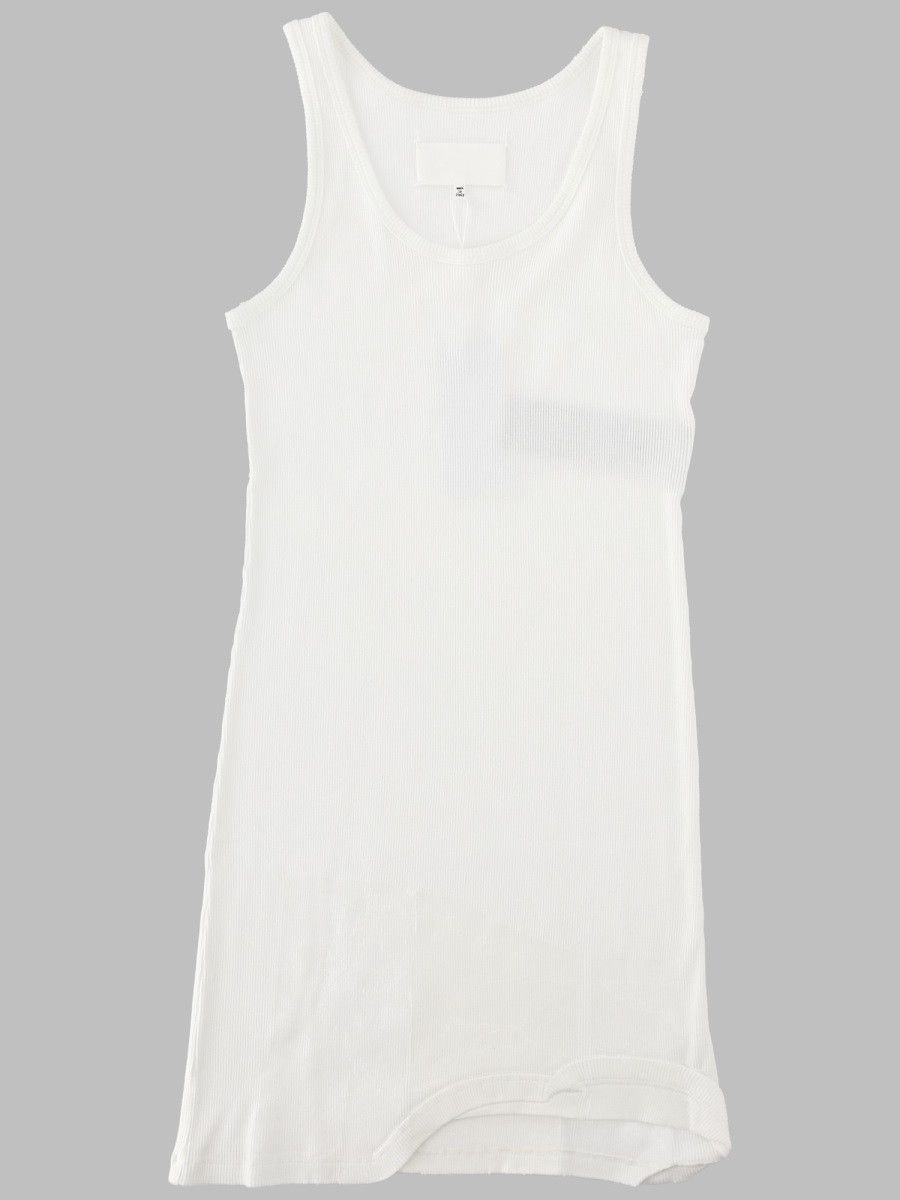 Maison Margiela Abito Mini A Costine "Taped" - White, Women's