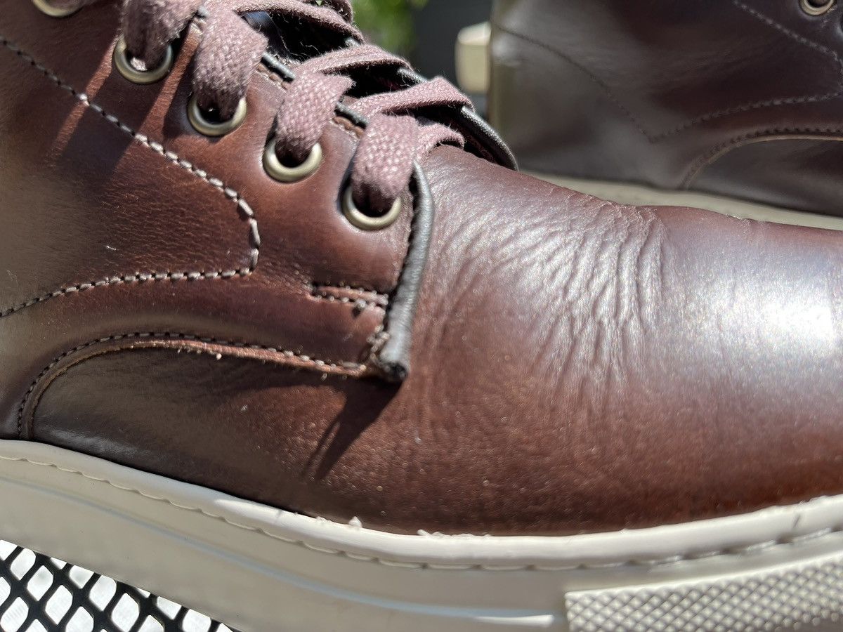 Allen Edmonds Higgins Mill brown chromexcel hi top sneakers Size US 8 / EU 41 - 16 Thumbnail