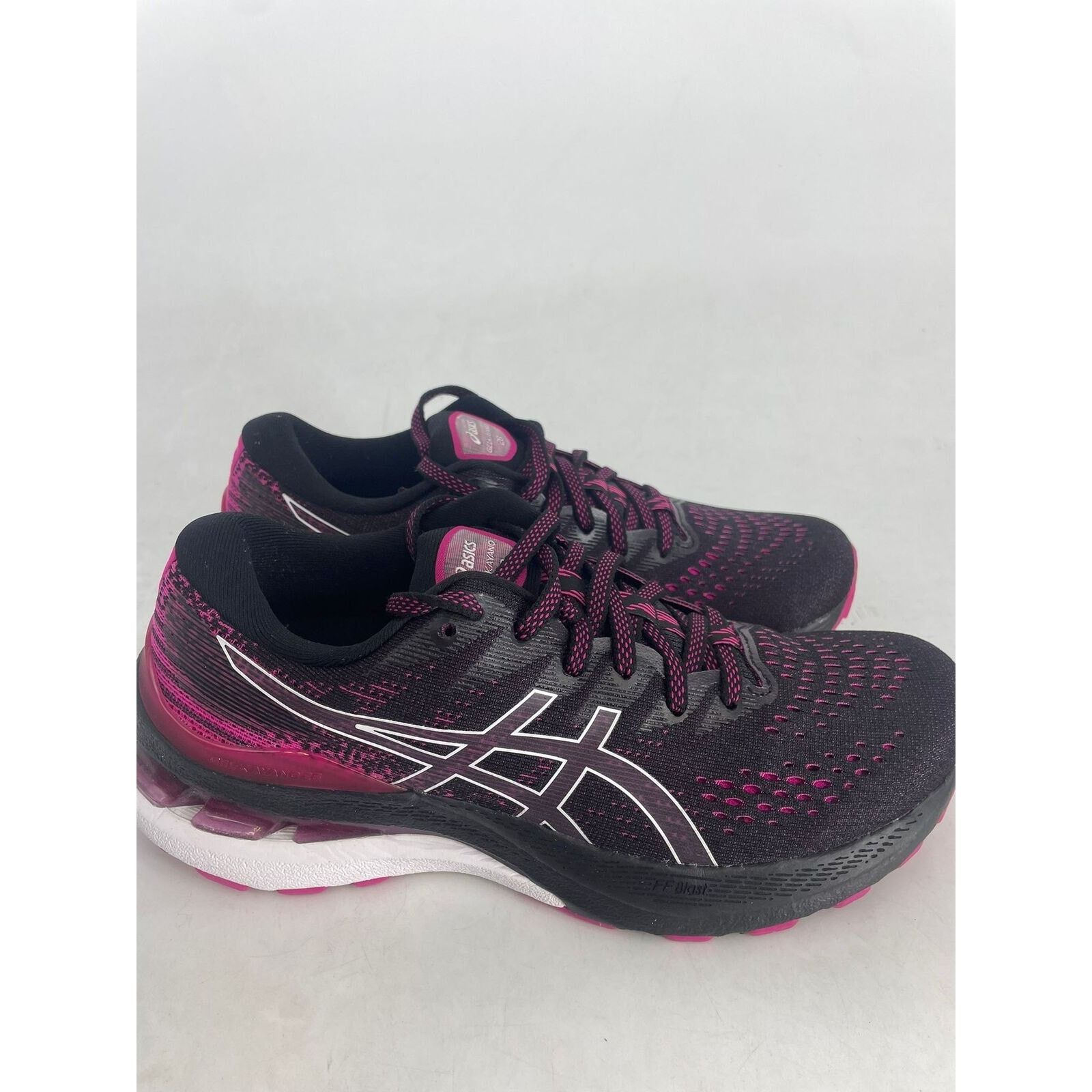Asics ASICS GEL KAYANO 28 BLACK/PINK WOMENS COMFORT SHOES SIZE 7 Size US 7 / IT 37 - 1 Thumbnail