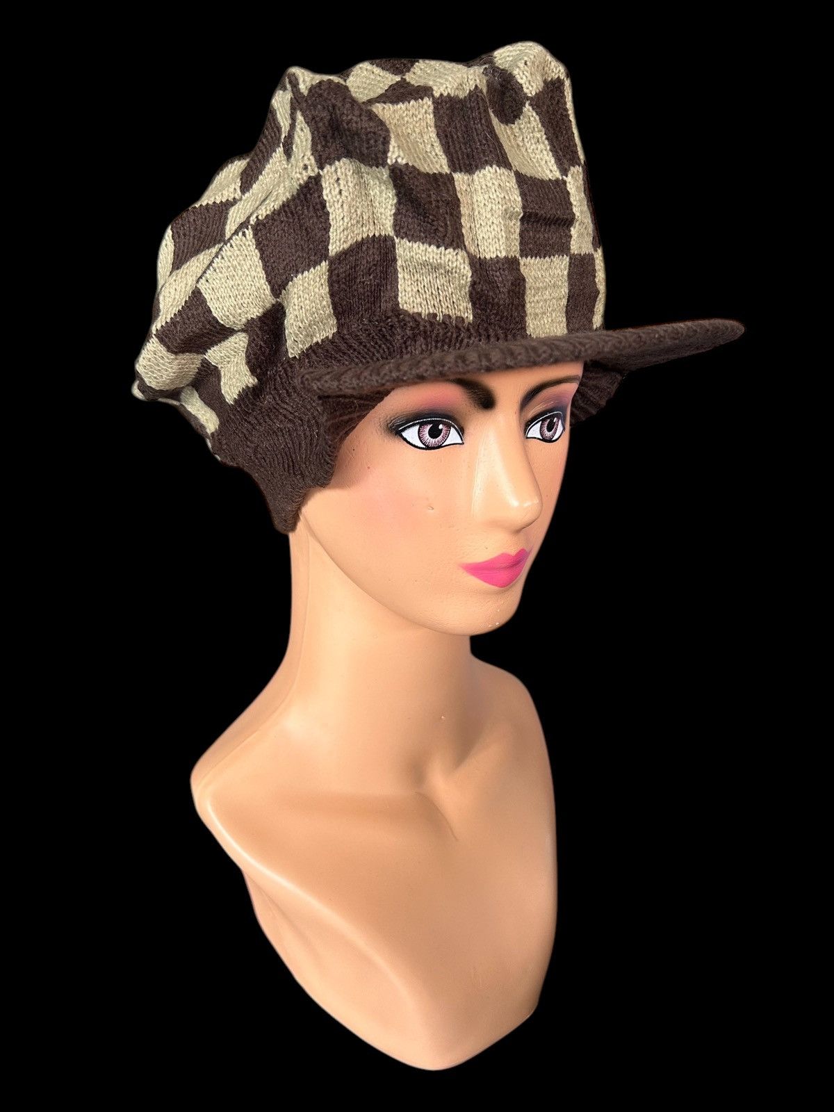Japanese Brand × Kapital × Vintage Vtg Japanese Style Knitted Big Hats Rare ☠️☠️ Size ONE SIZE - 1 Thumbnail